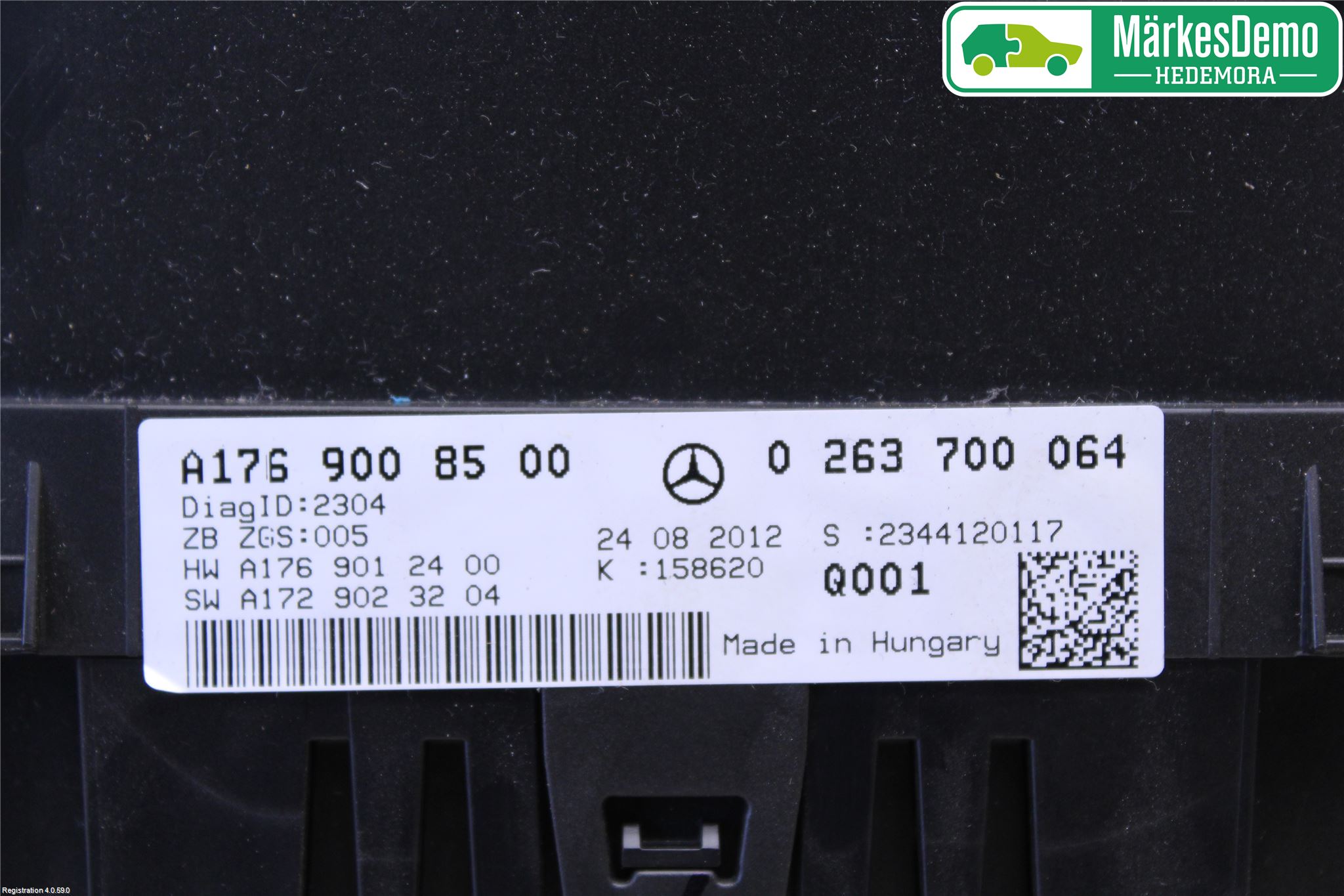 Mercedes-Benz MB A-KLASS (W176) 13-18 Instr Kombinert