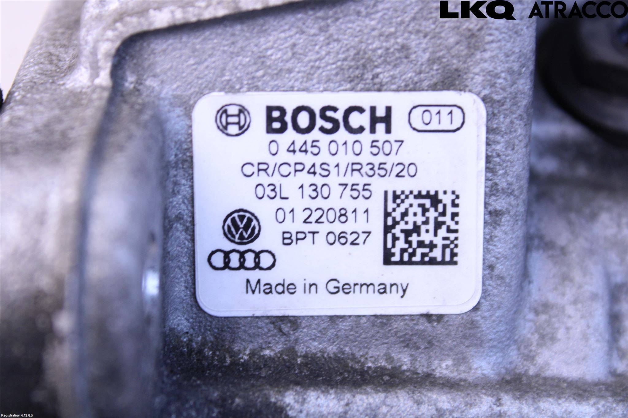 Audi A4/S4 05-07 Drivstoff Dieselpumpe Hoved
