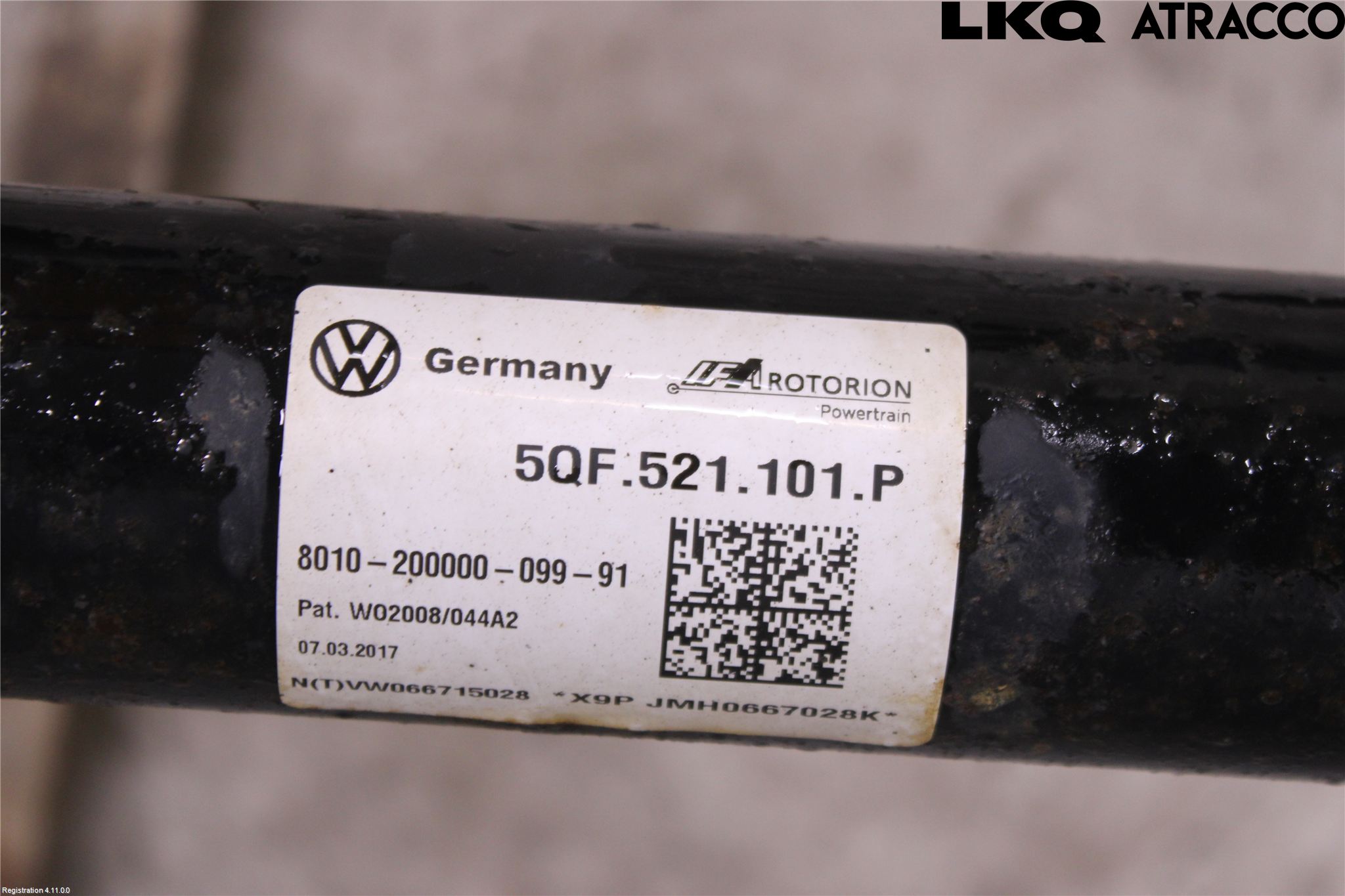 Volkswagen VW TIGUAN 16-24 Mellomaksel Kompl