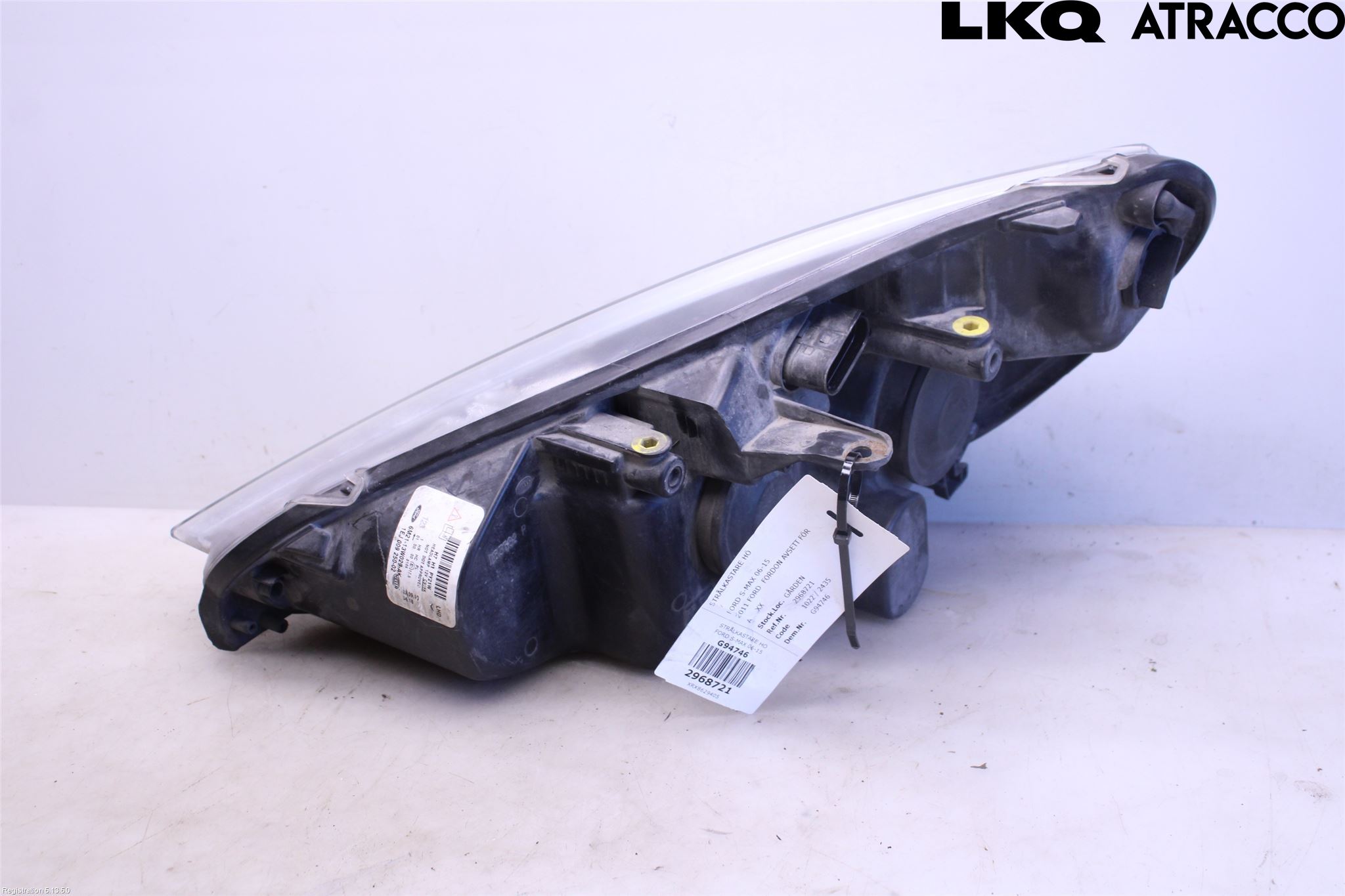 Ford S-MAX 06-15 Frontlykt Høyre