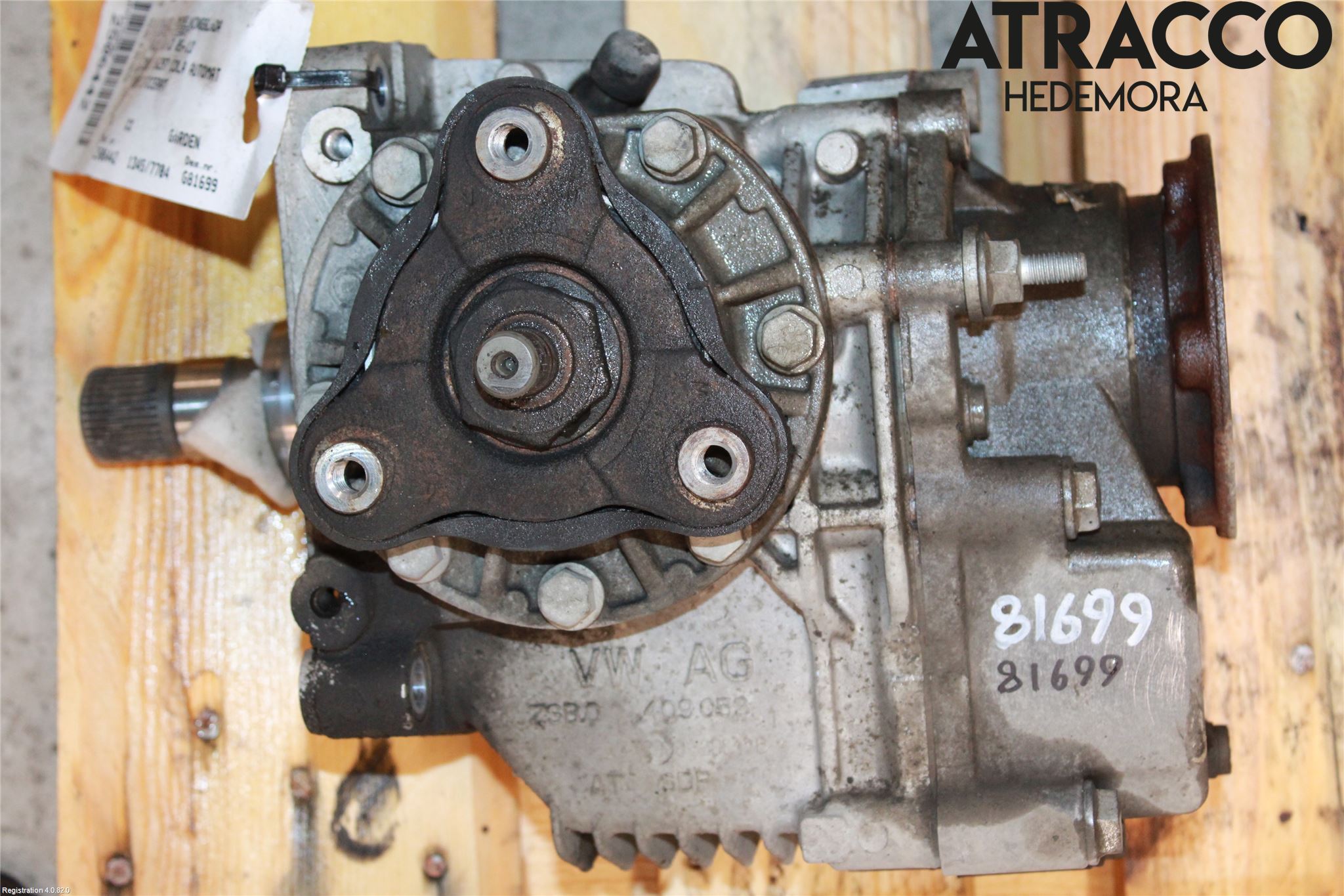 Audi A3/S3 05-13 Gearkasse Fordelingskasse