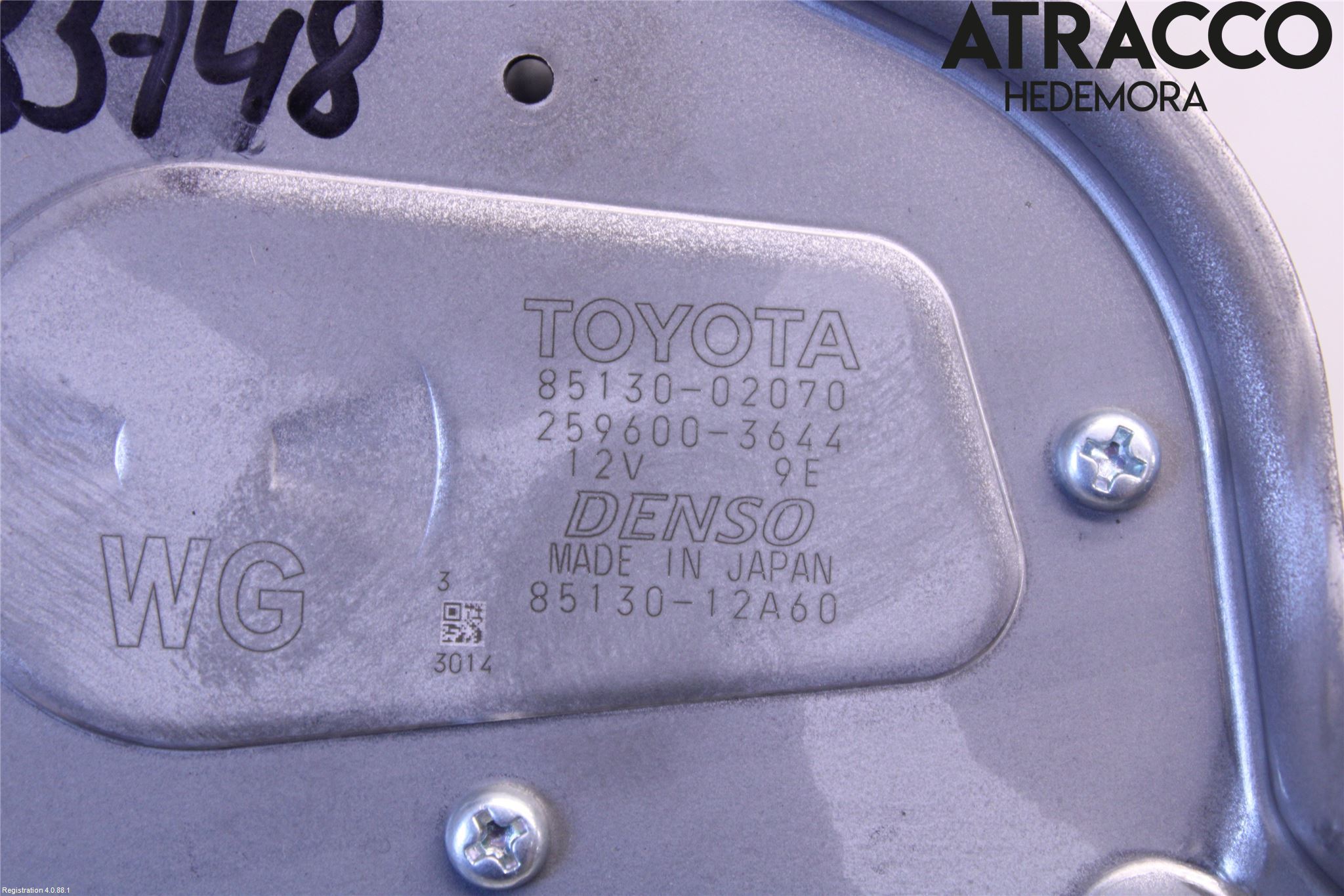 Toyota COROLLA 19- Viskermotor Bakluke
