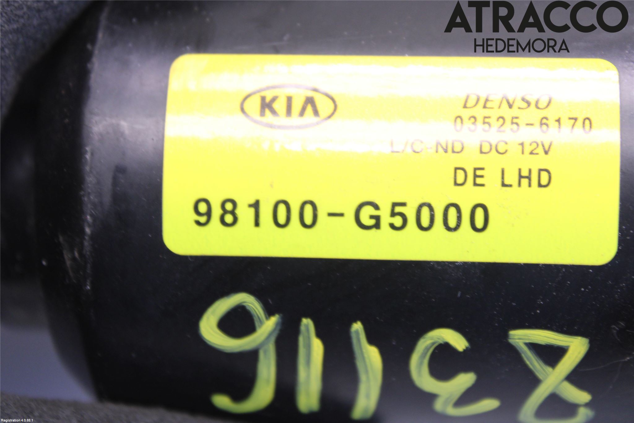 Kia NIRO (DE) 17-22 Viskermotor Frontrute