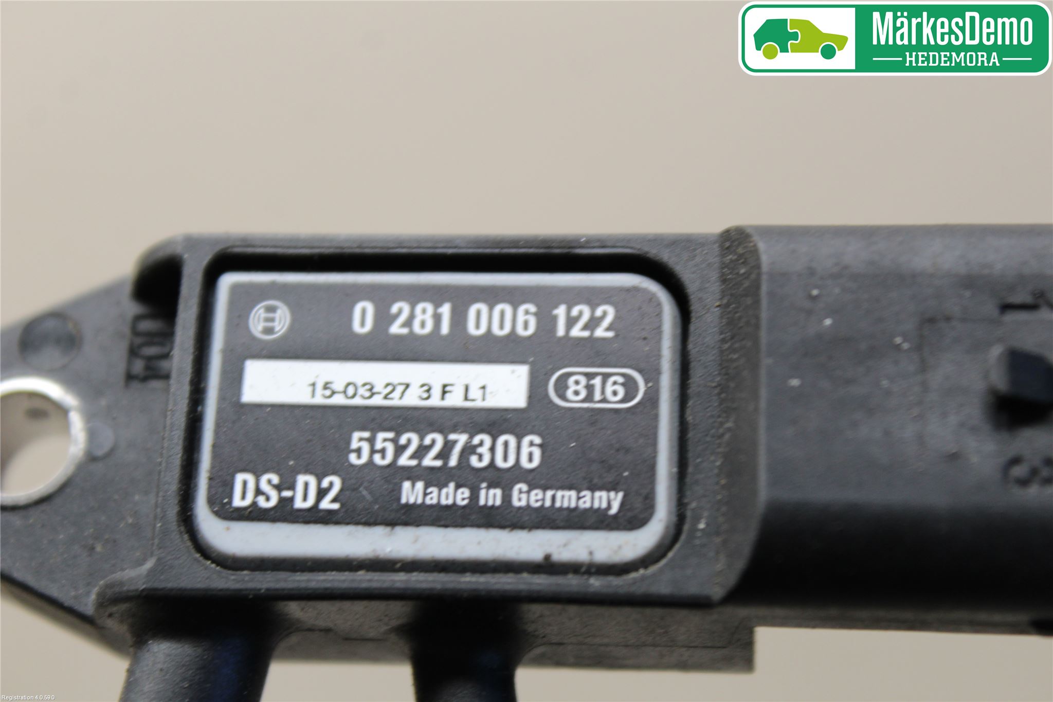 Fiat FREEMONT Sensor Temp-Trykk Avgass