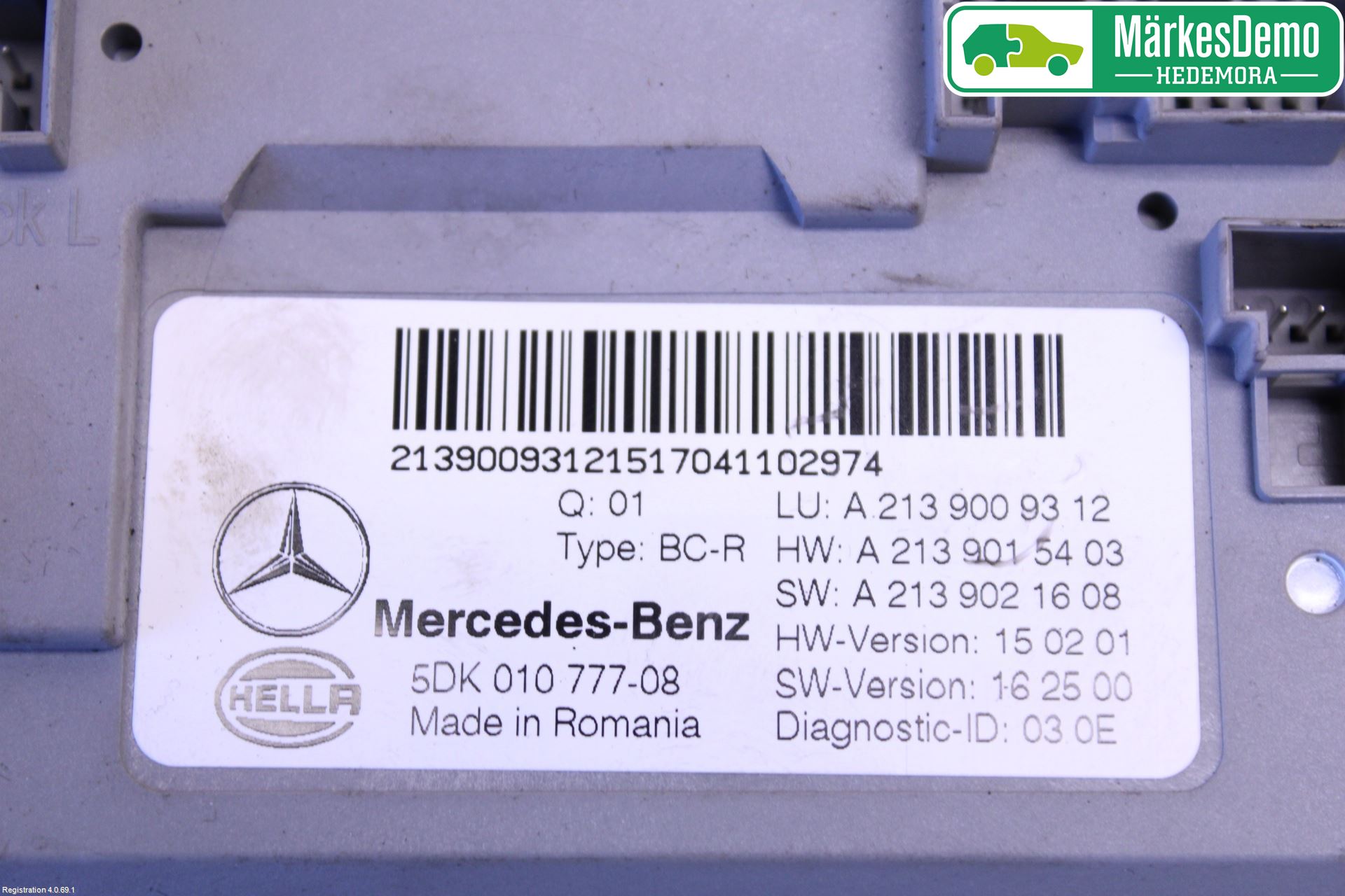 Mercedes-Benz MB E-KLASS (W213) 16-23 Styreenhet Klima