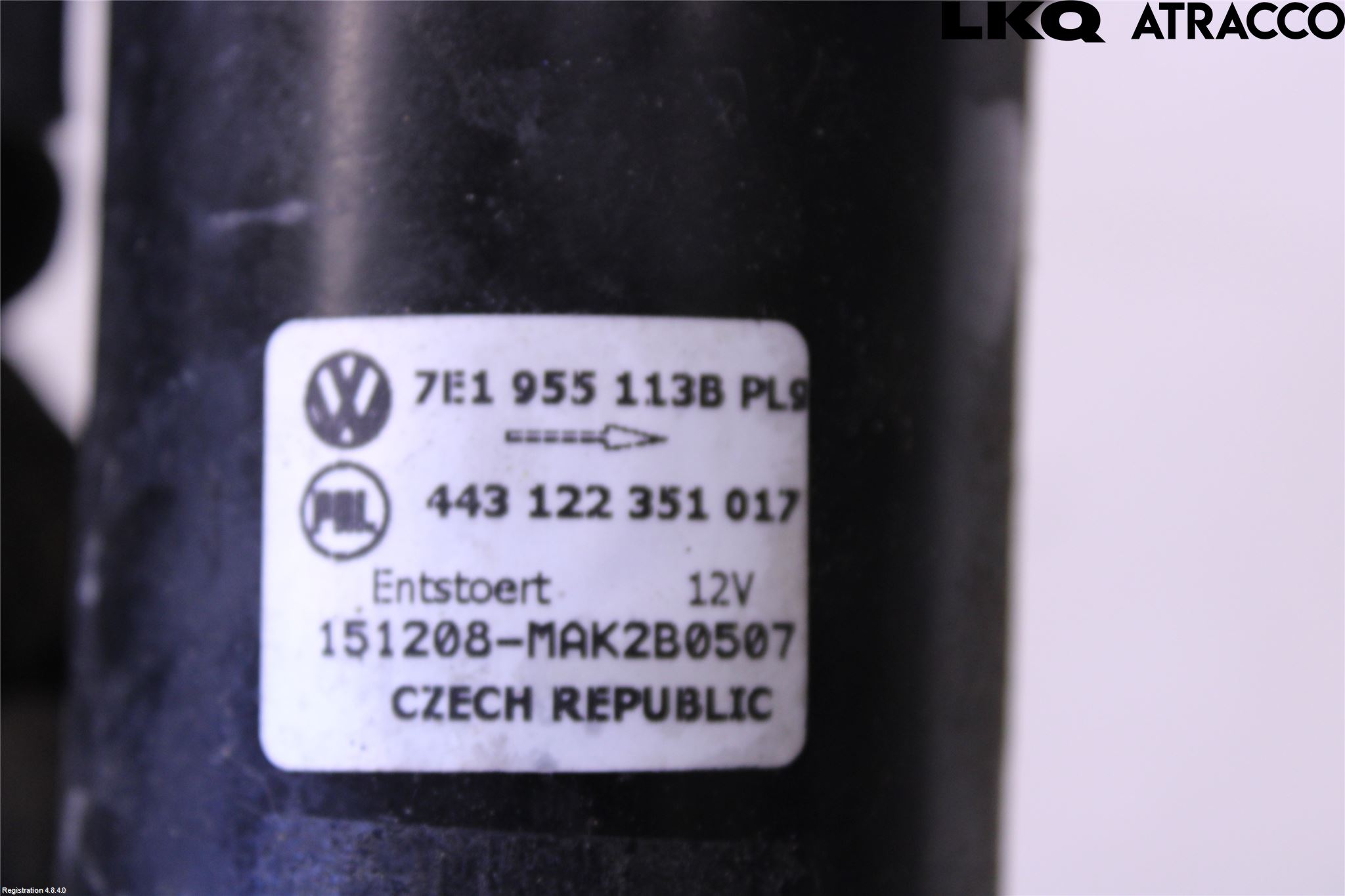 Volkswagen VW TRANSP/CARAVELLE (T6) 16-22 Viskermotor Frontrute