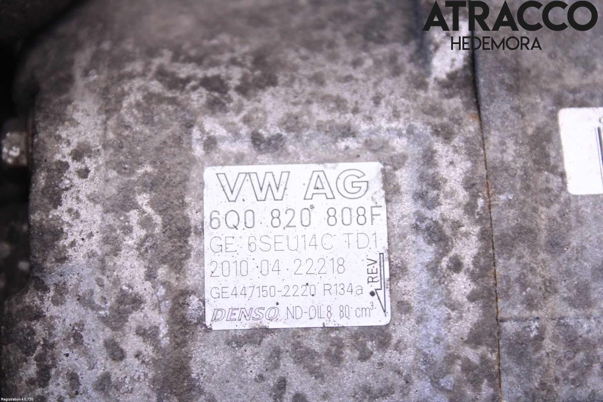 Volkswagen VW POLO 10-17 Varme Ac Kompressor