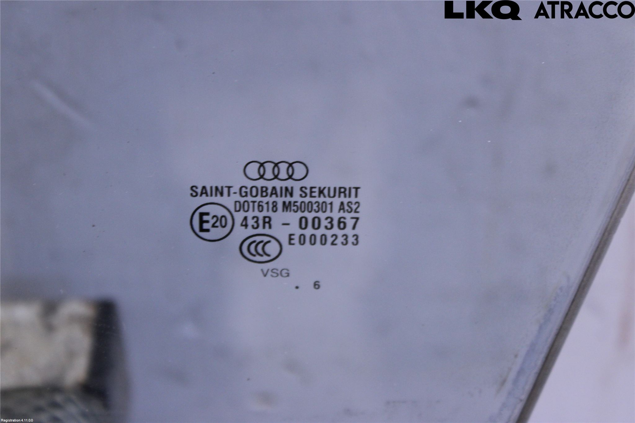 Audi A8/S8 4E  02-09 Dørrute Foran Venstre 4 Dørs