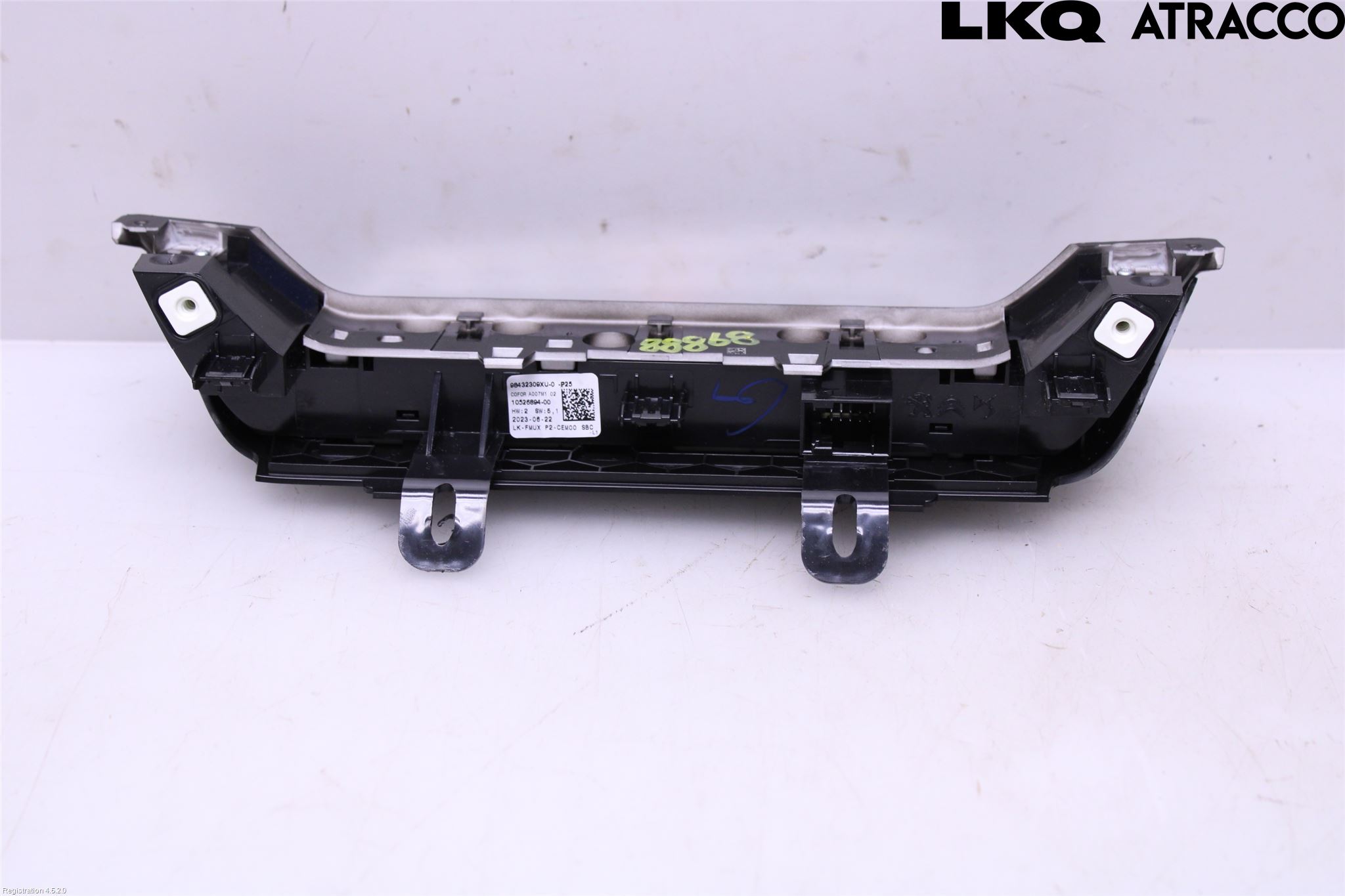 Peugeot 2008/E-2008 20- Varme Ac Betjening-Display