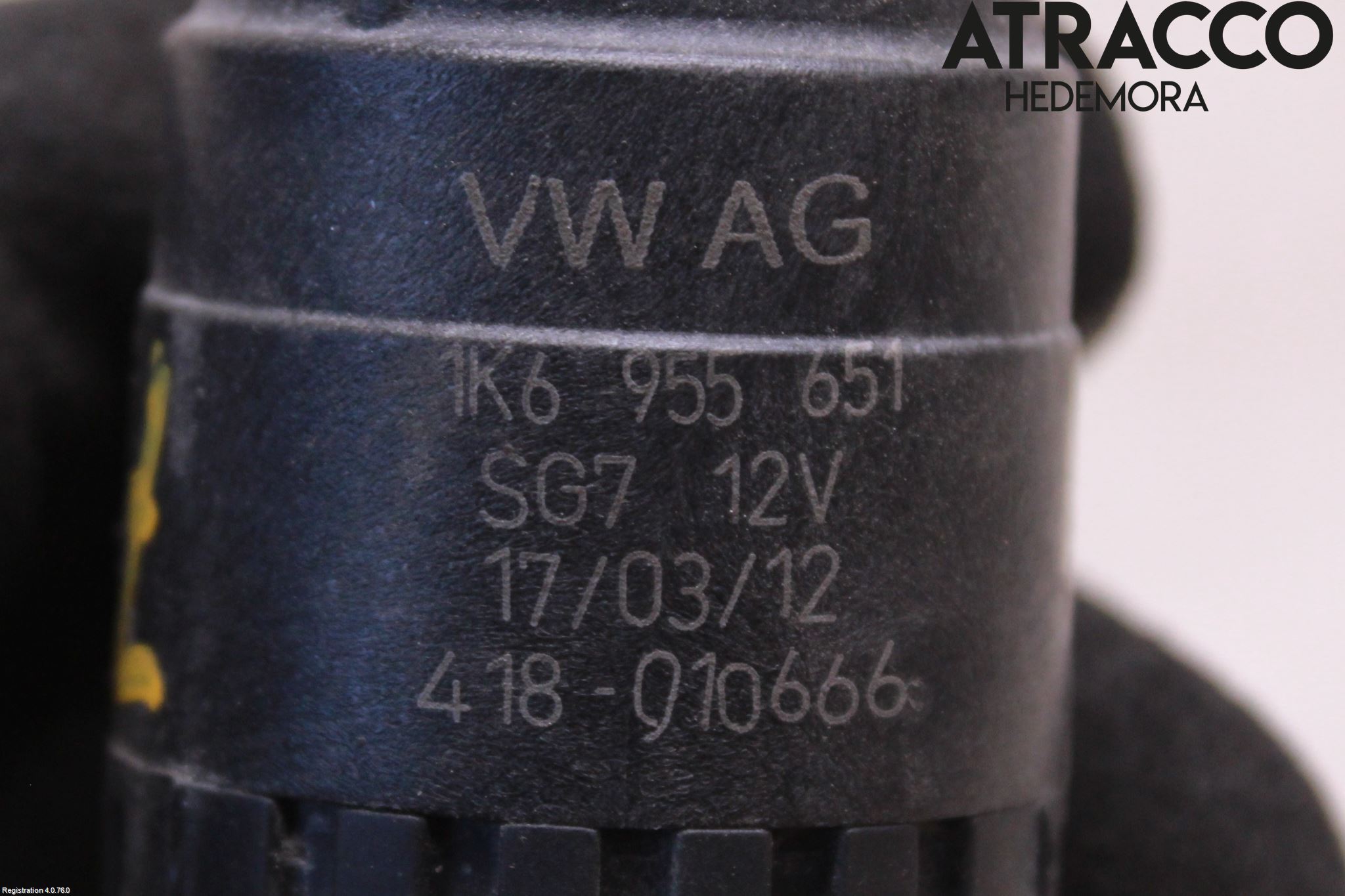 Volkswagen VW SHARAN 11- Spylerpumpe Frontrute