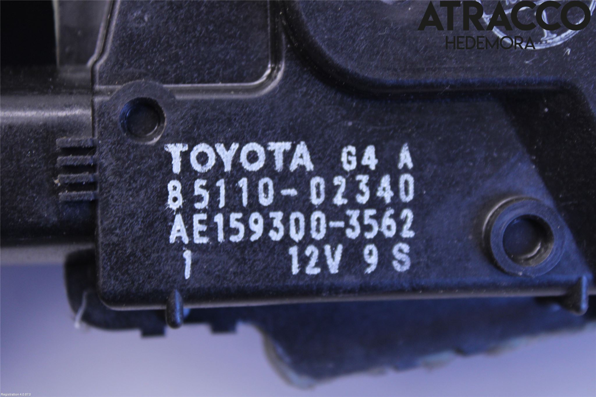 Toyota AURIS 13-19 Viskermotor Frontrute