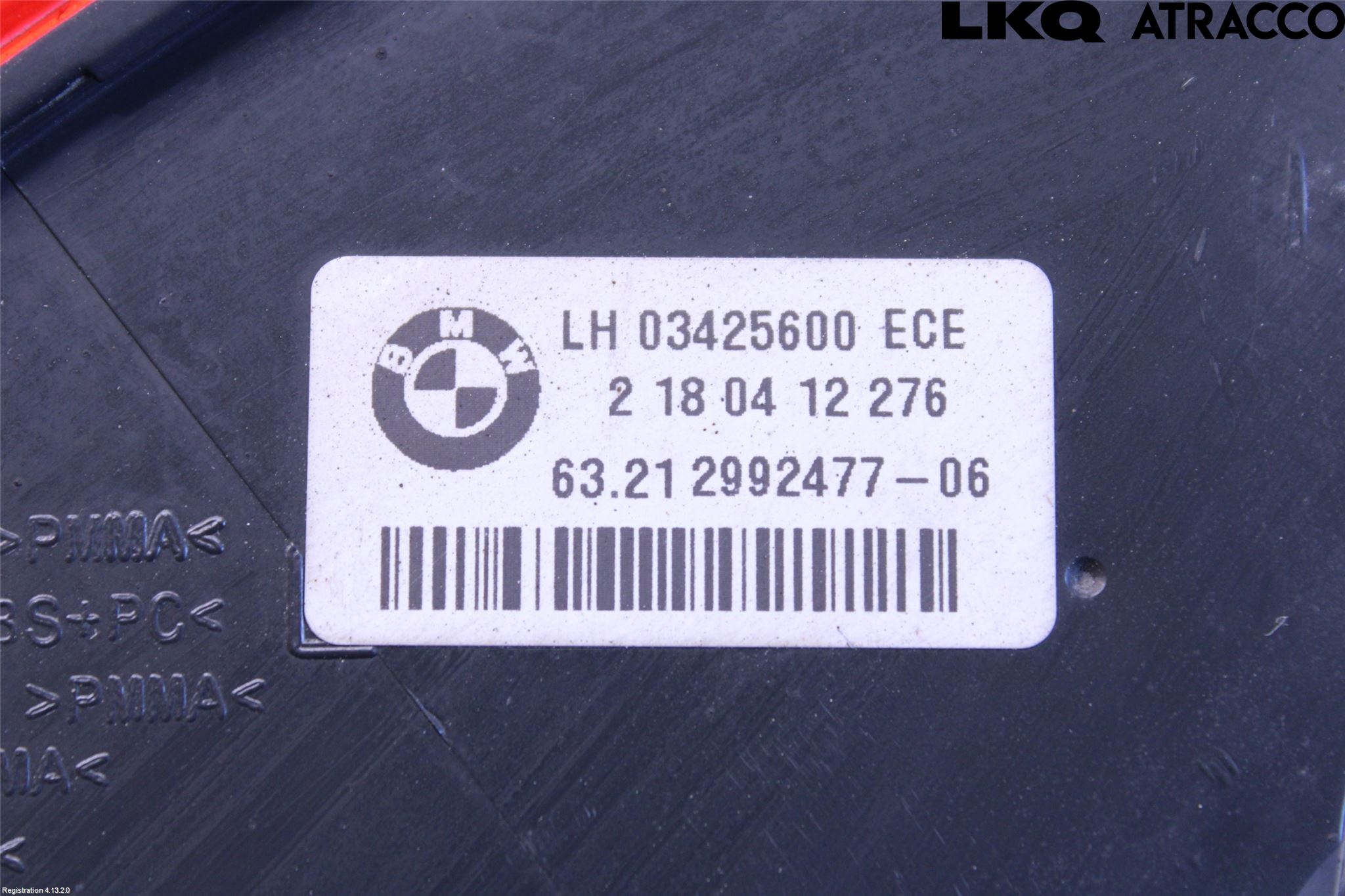 BMW X1 E84 10-15 Baklykt Venstre