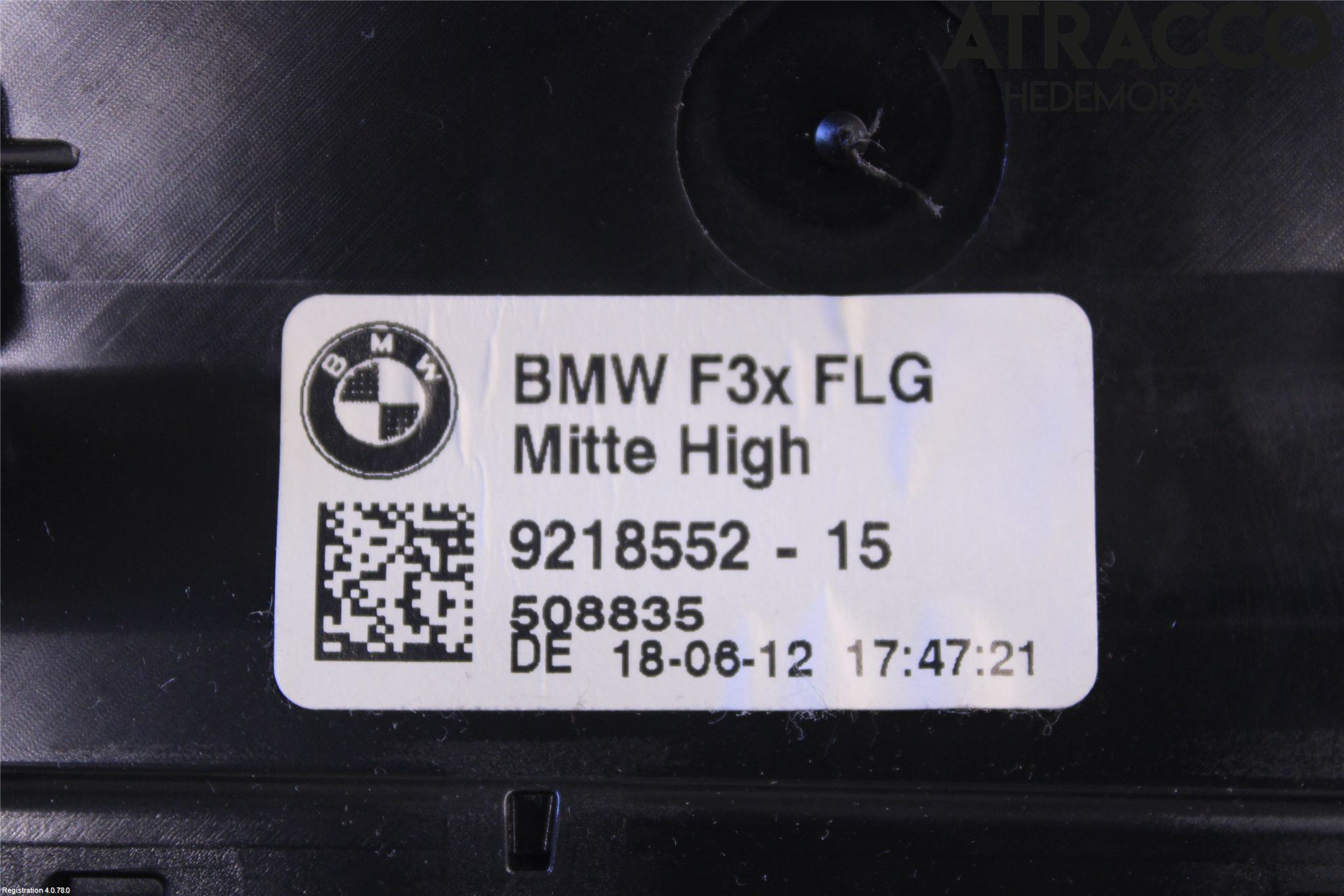 BMW 3 F30/F31/F80 12-19 Dashbord Kanal - Dyse