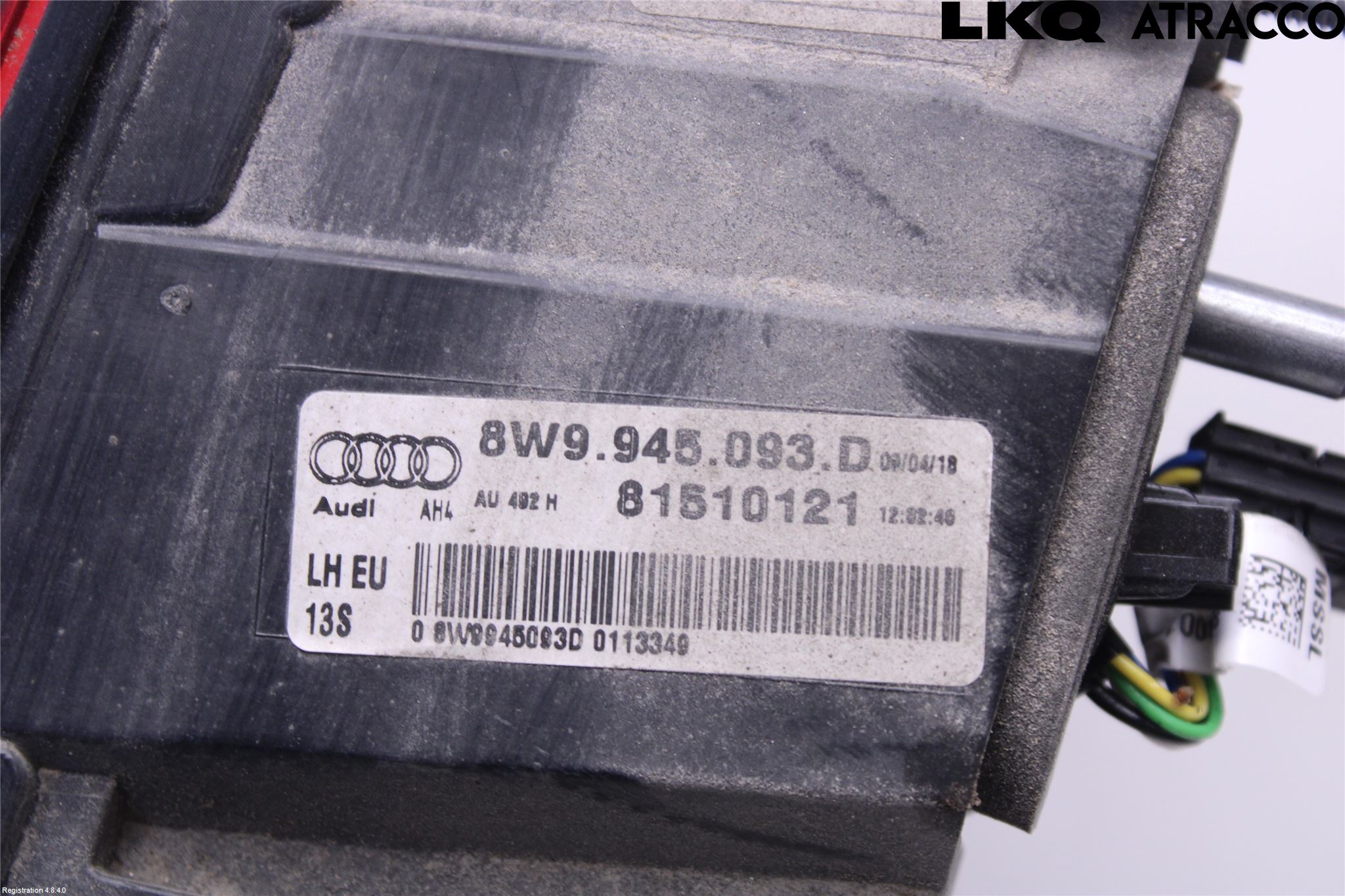 Audi A4/S4 B9 16-19 Baklykt Venstre  På Luke(Indre