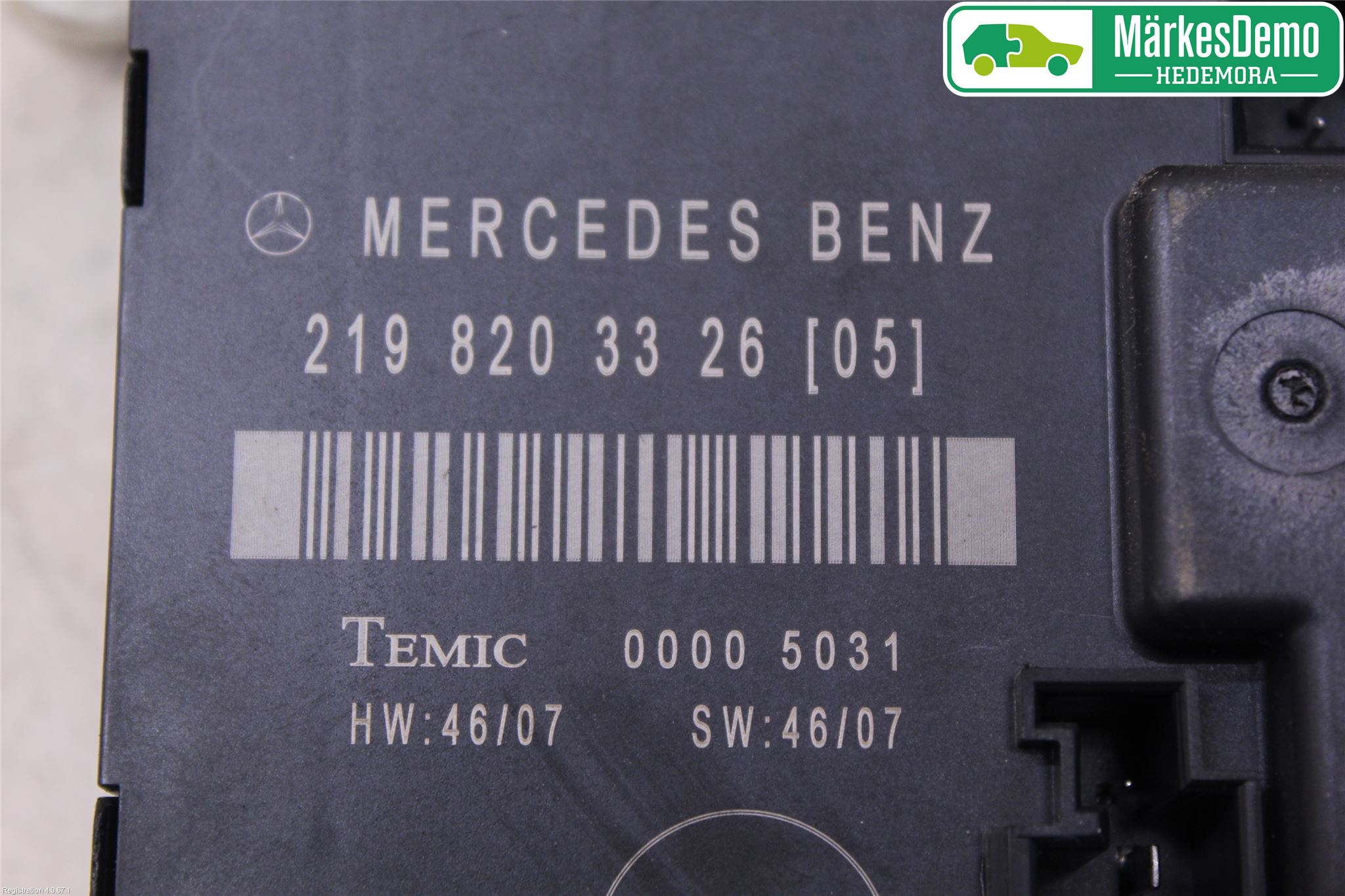 Mercedes-Benz MB CLS (C219) 03-11 Styreenhet Dør