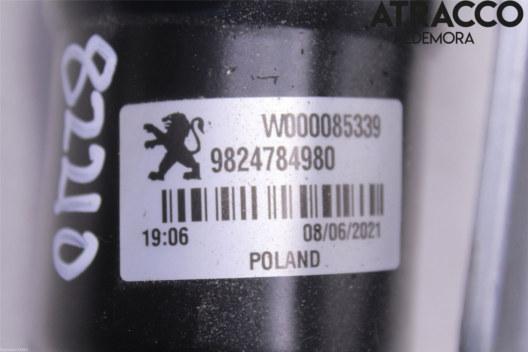 Peugeot 208/E-208 20- Viskermotor Frontrute