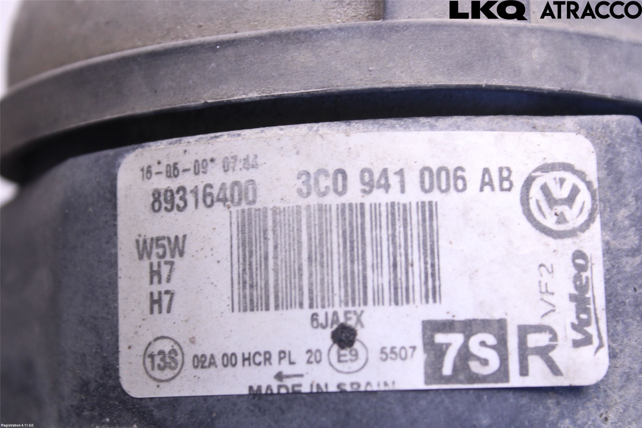 Volkswagen VW PASSAT 05-11 Frontlykt Høyre
