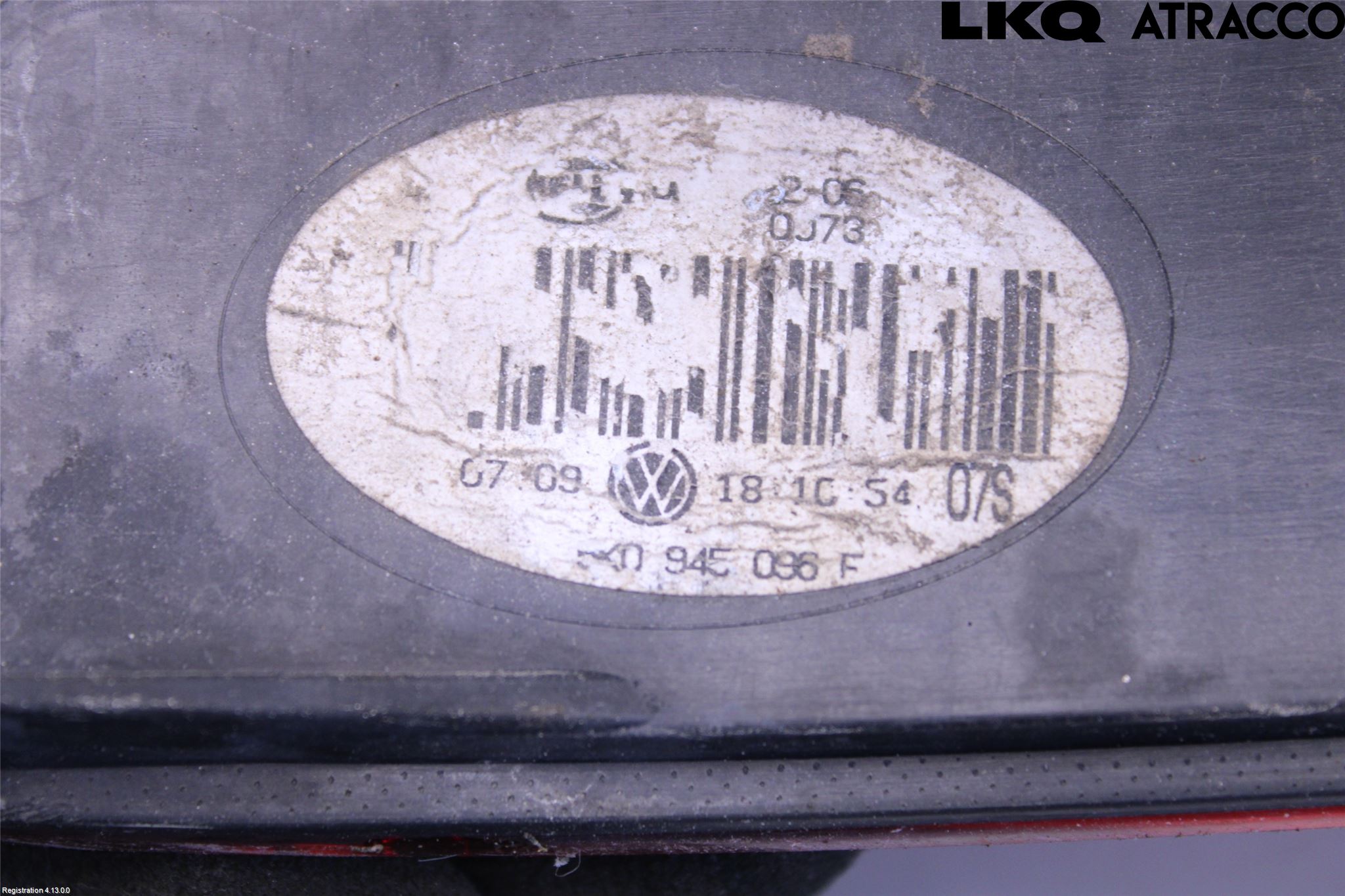 Volkswagen VW GOLF VI 09-13 Baklykt Høyre