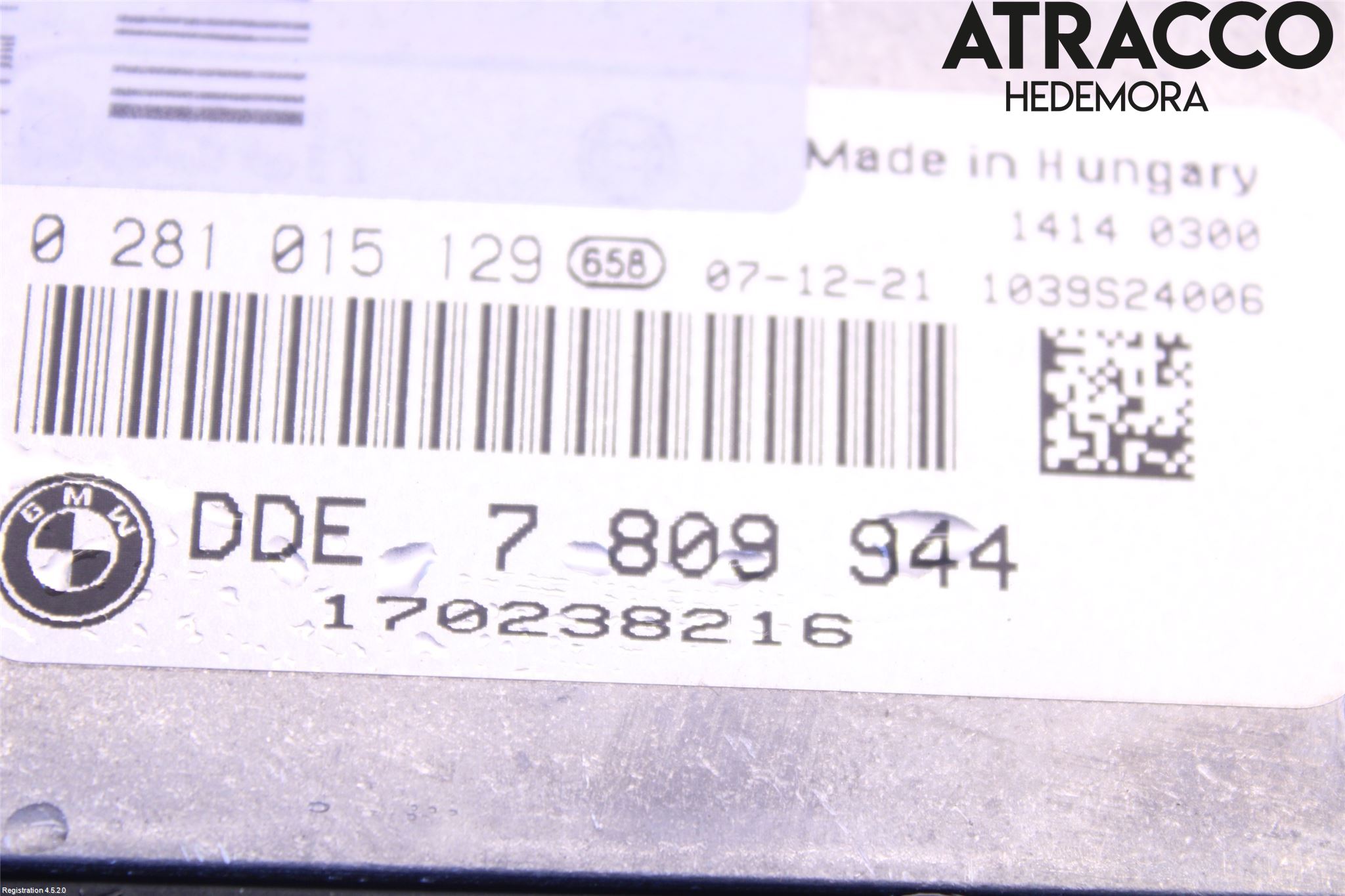 BMW 3 E90/91 SED/TOU 05-12 Styreenhet Dieselpumpe