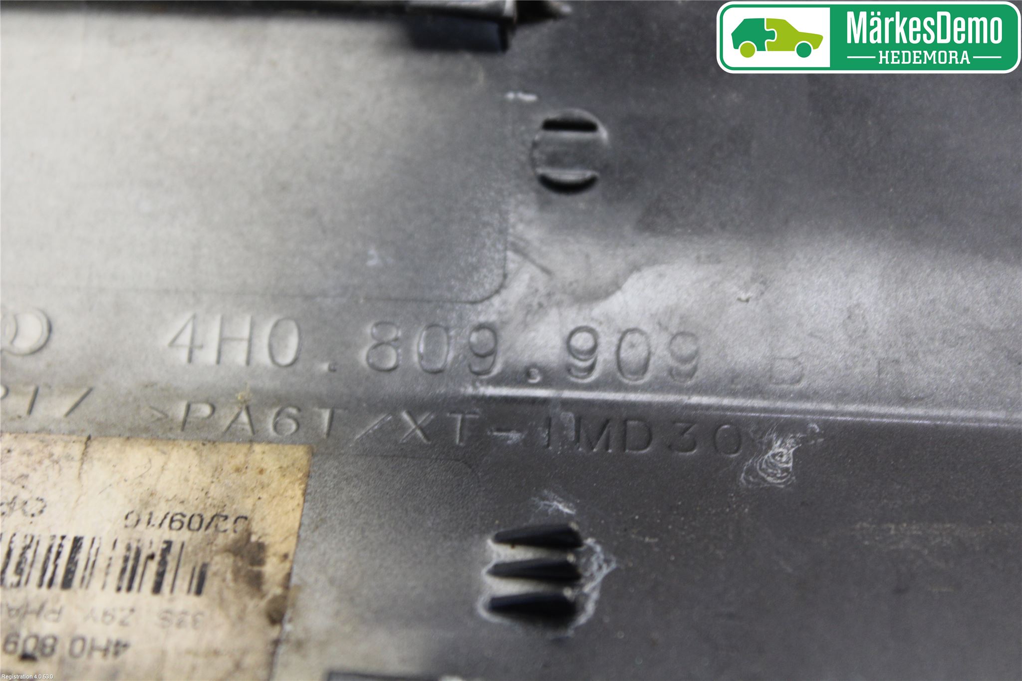 Audi A8/S8 4H 10-17 Drivstoff Tankluke