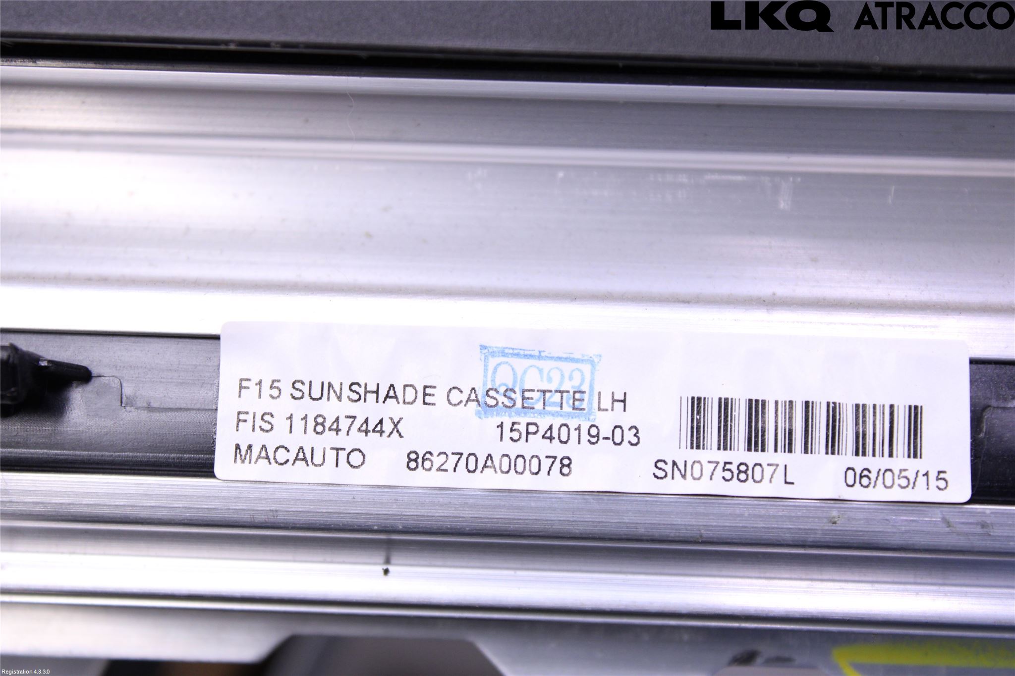 BMW X5 F15 13-18 Innr Innsyn Beskytelse Stv