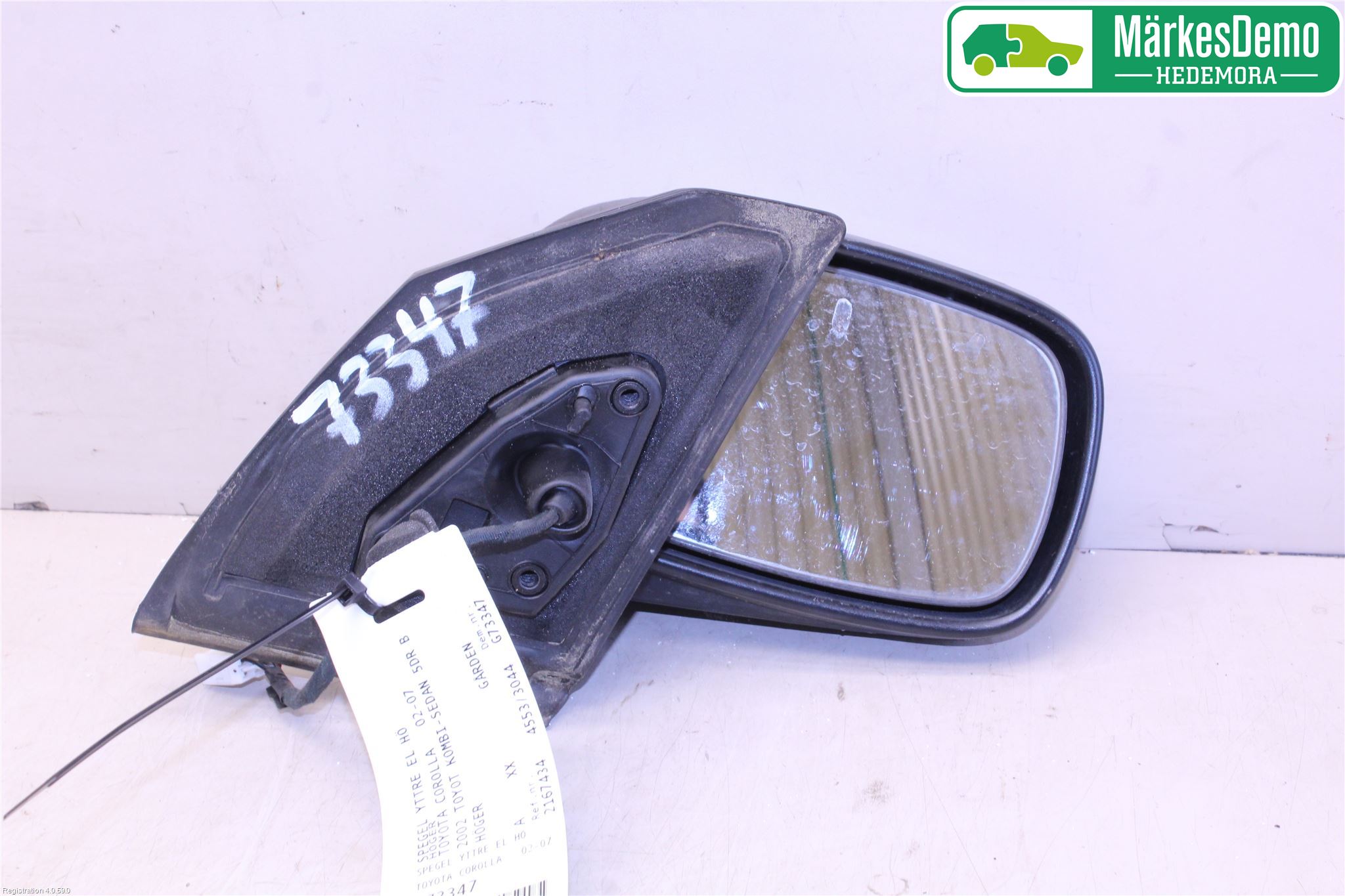 Toyota COROLLA 02-07 Speil H M-El Justering