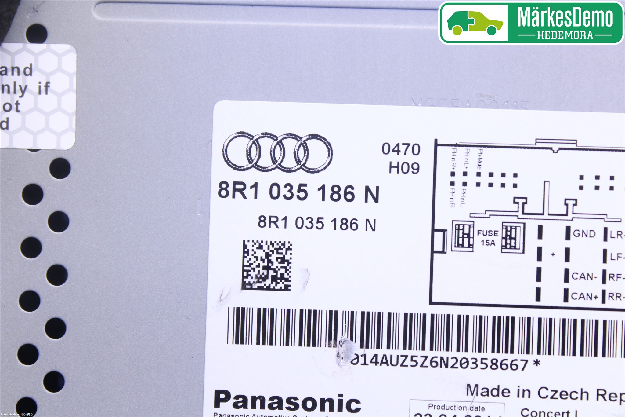 Audi Q5 09-16 Stereo Radio Med Cd