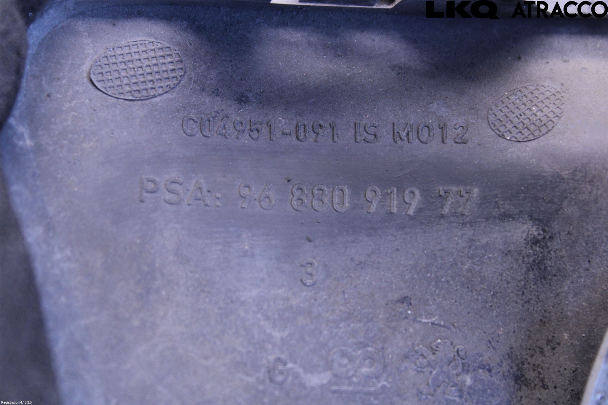 Peugeot 207 Frontlykt Kurve-Tåkelys Ramme