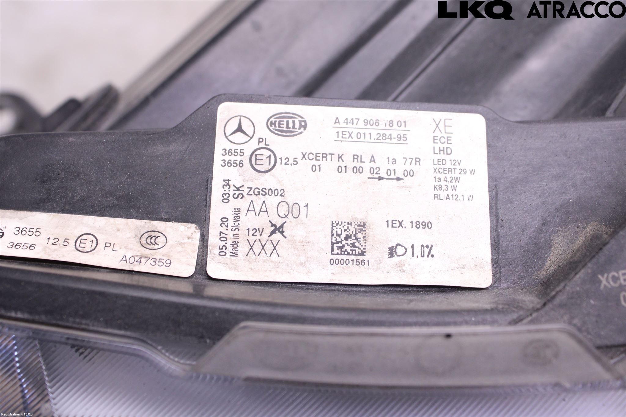 Mercedes-Benz MB VITO/V-KLASS (W640,W447,W448) 14- Frontlykt Venstre