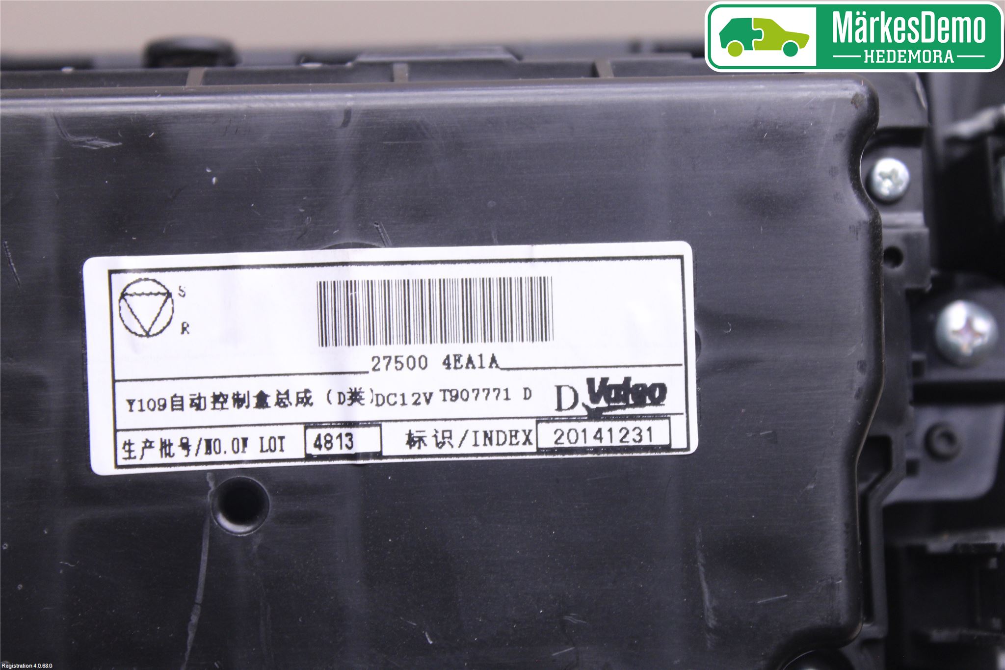 Nissan QASHQAI 14-17 Varme Ac Betjening-Display