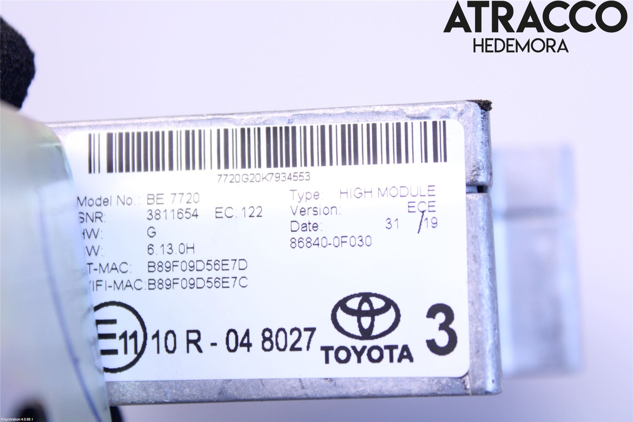 Toyota C-HR 16-23 Stereo Radio Med Cd