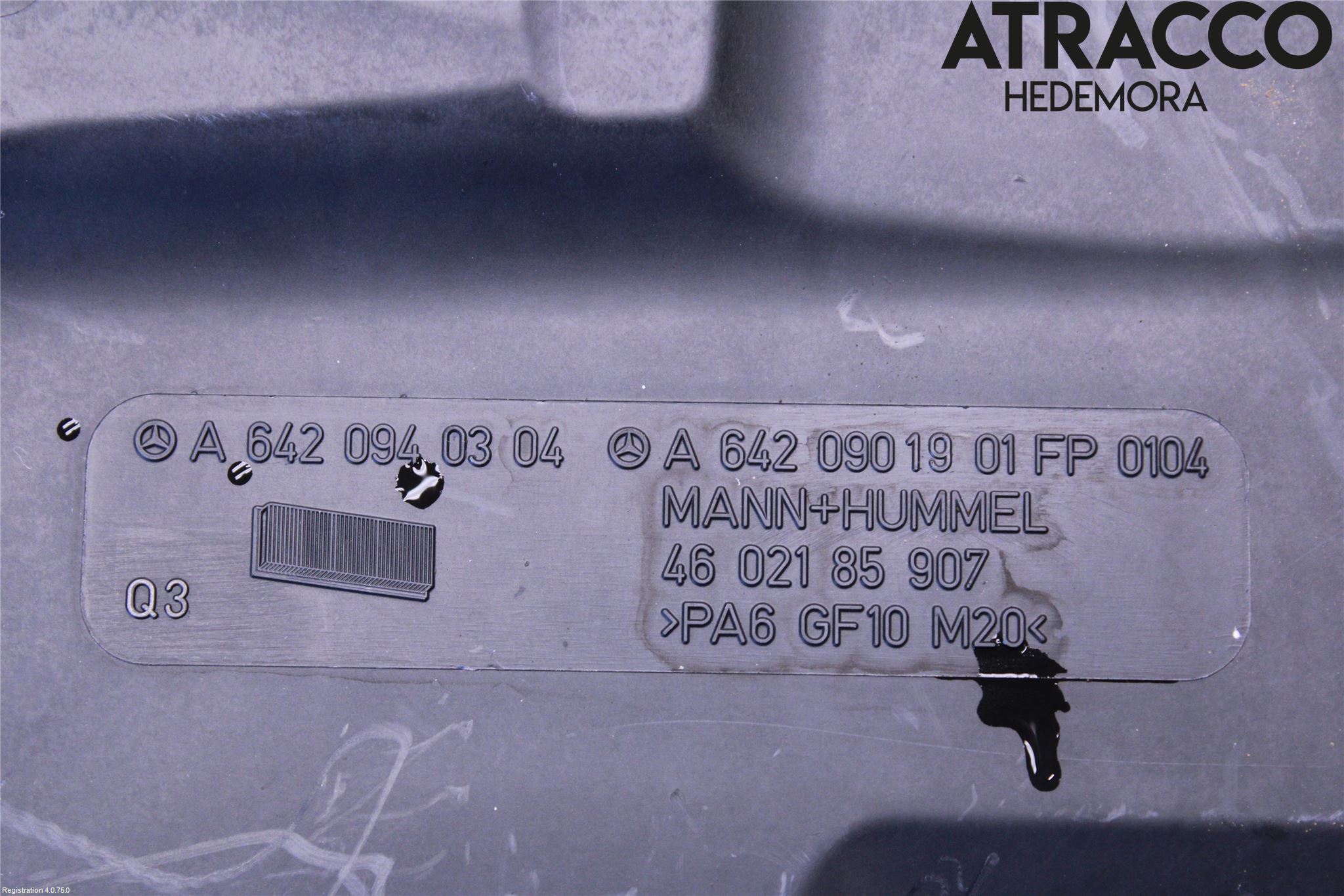 Mercedes-Benz MB C-KLASS (W204) 07-15 Luftfilter Boks