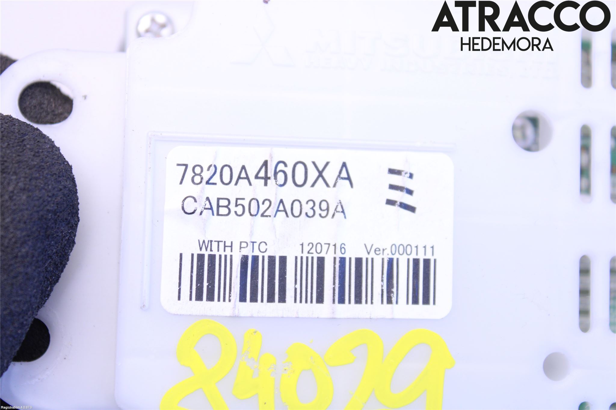 Mitsubishi OUTLANDER 13-21 Varme Ac Betjening-Display