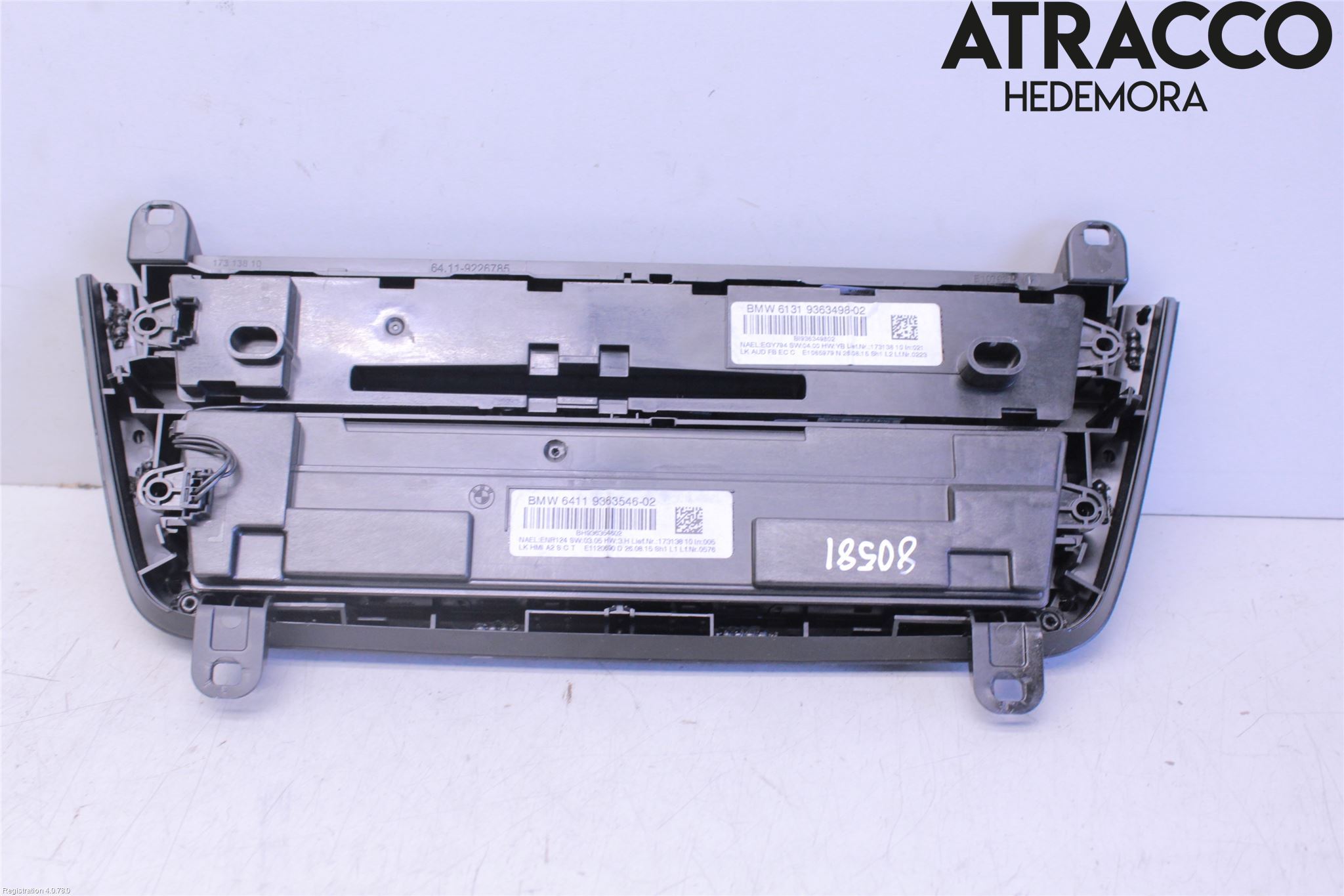 BMW 4 F32/F33/F82/F83 13-20 Varme Ac Betjening-Display