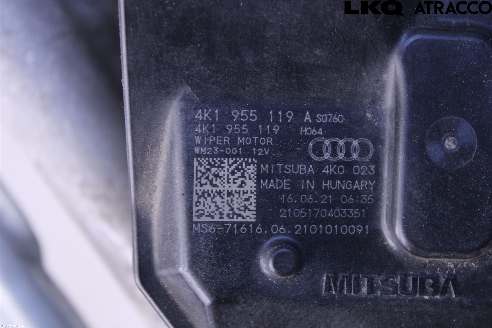 Audi A6 F2/C8 19- Viskermotor Frontrute