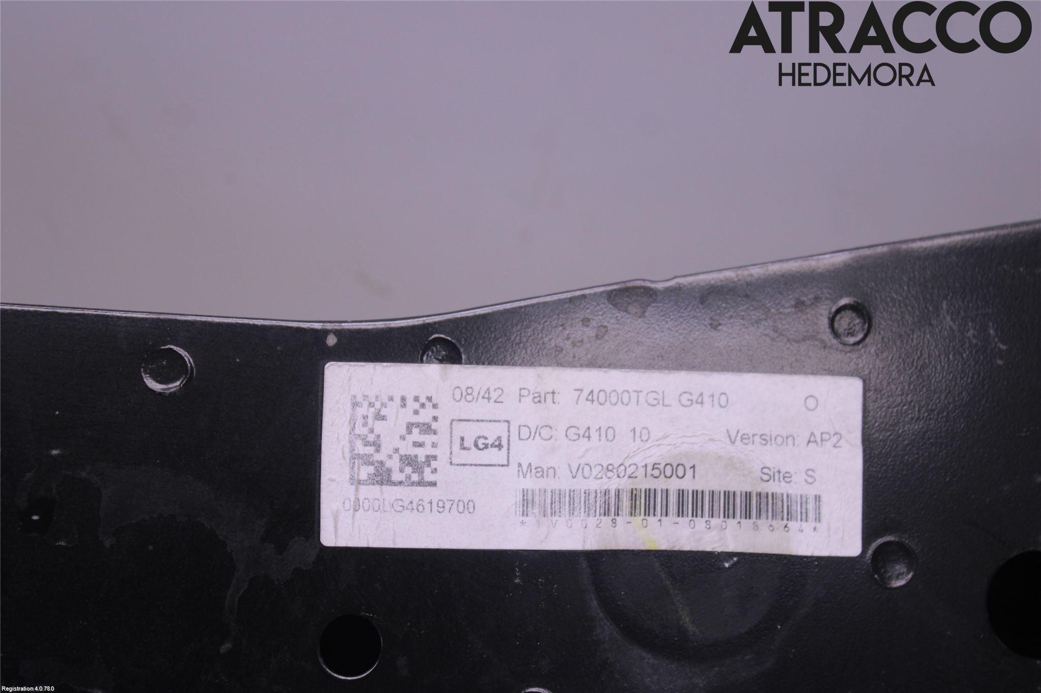 Honda CIVIC 17-22 Frontplate Øvre