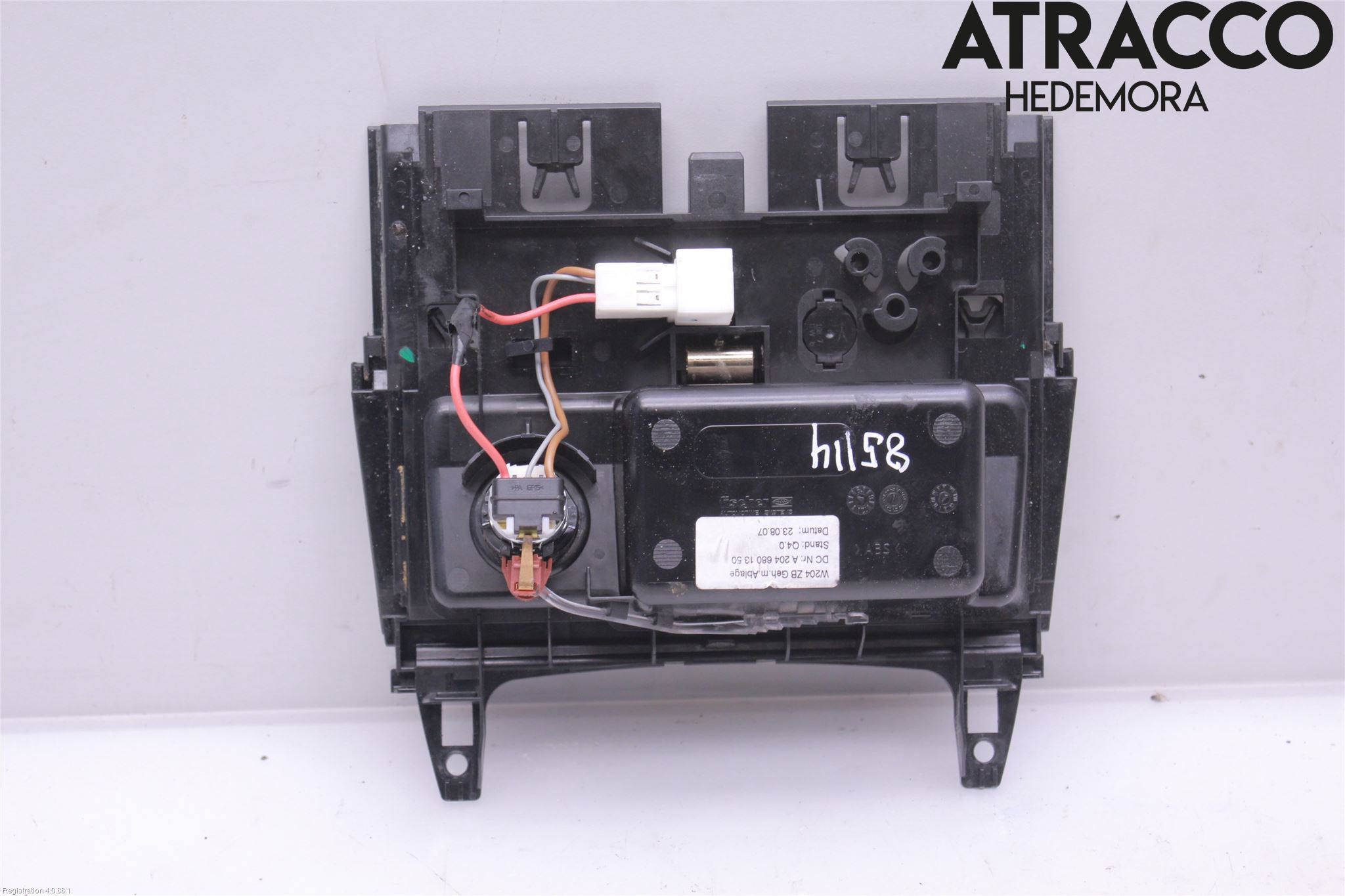 Mercedes-Benz MB C-KLASS (W204) 07-15 Innr Oppbevaringsrom