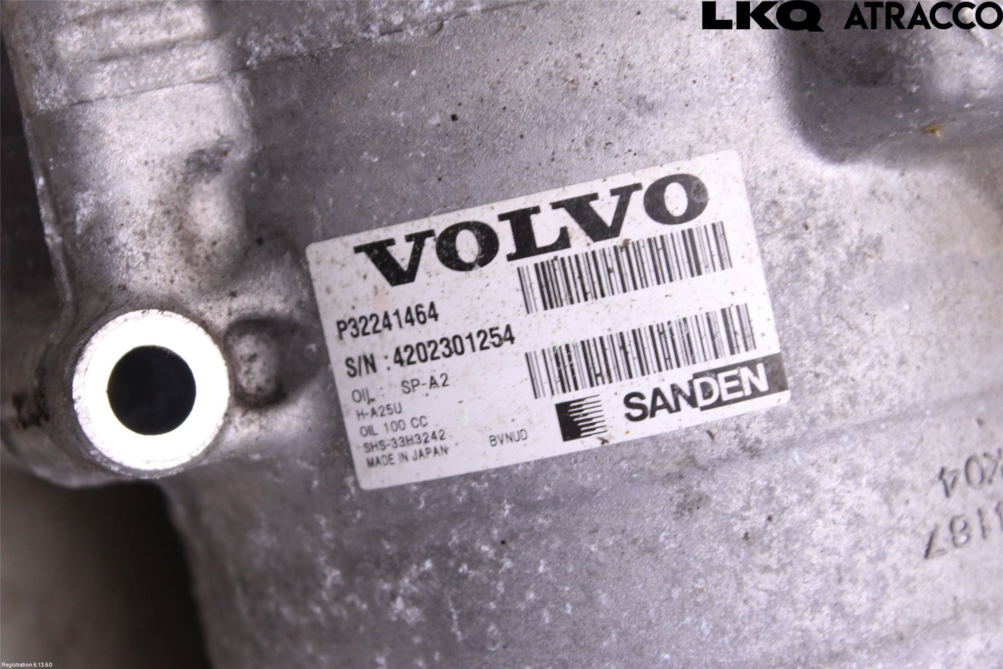 Volvo V60 19- Varme Ac Kompressor