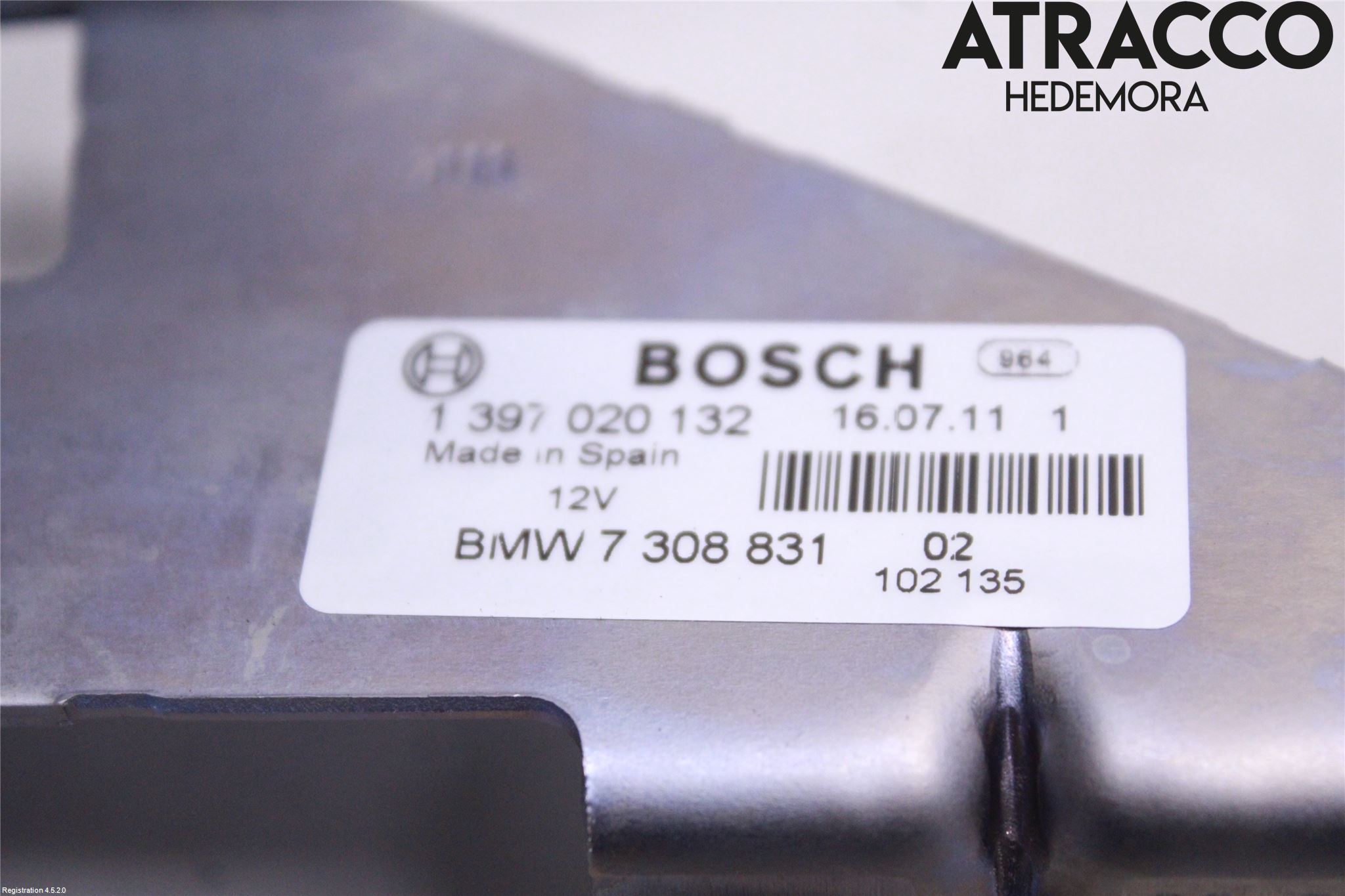 BMW 5 F10/F11/F18 09-17 Bakluke-Lokk Låsekasse