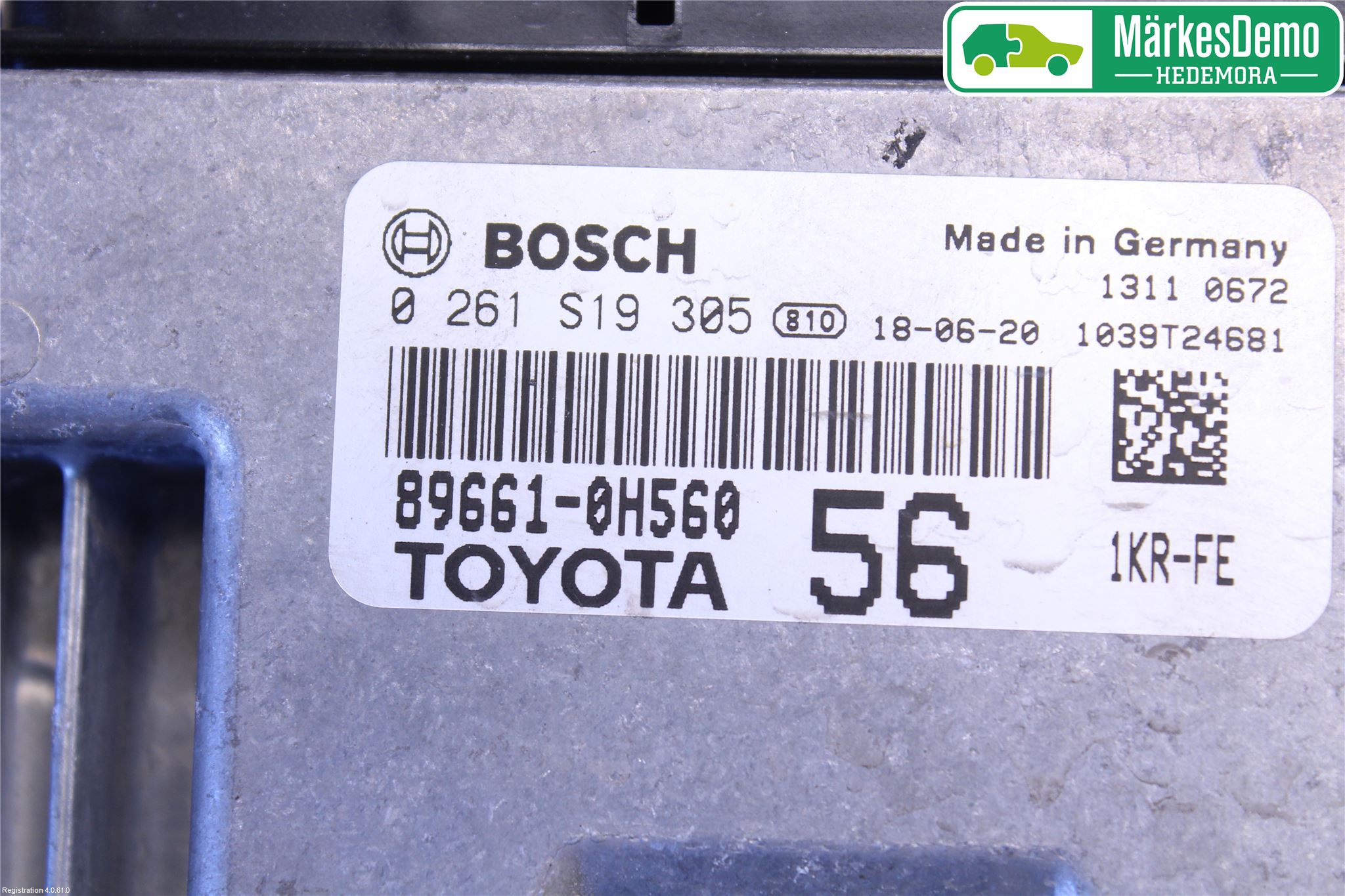 Toyota AYGO 15-21 Styreenhet Innsprøytning