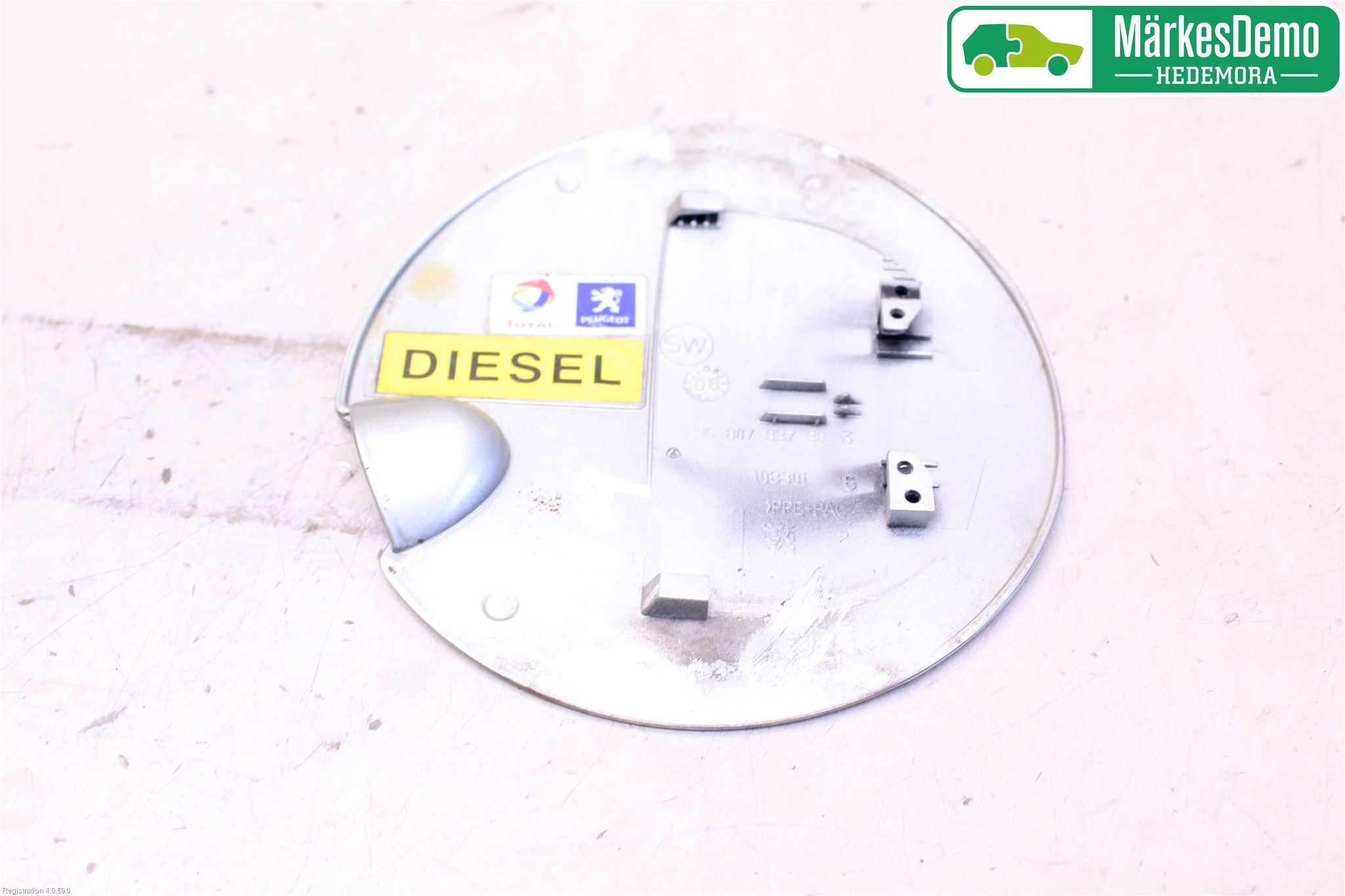 Peugeot 207 Drivstoff Tankluke