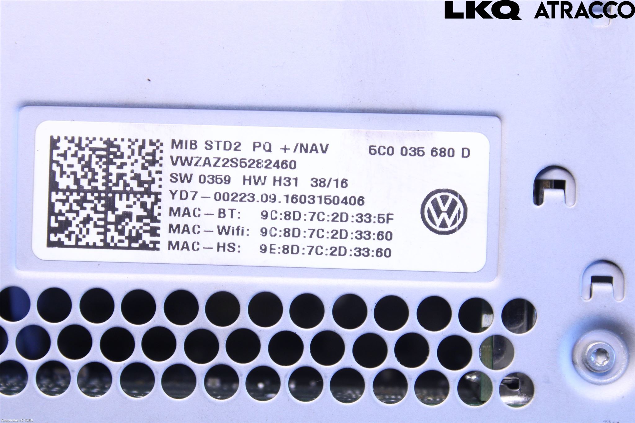 Volkswagen VW TRANSP/CARAVELLE (T6) 16-22 Stereo Radio Med Cd