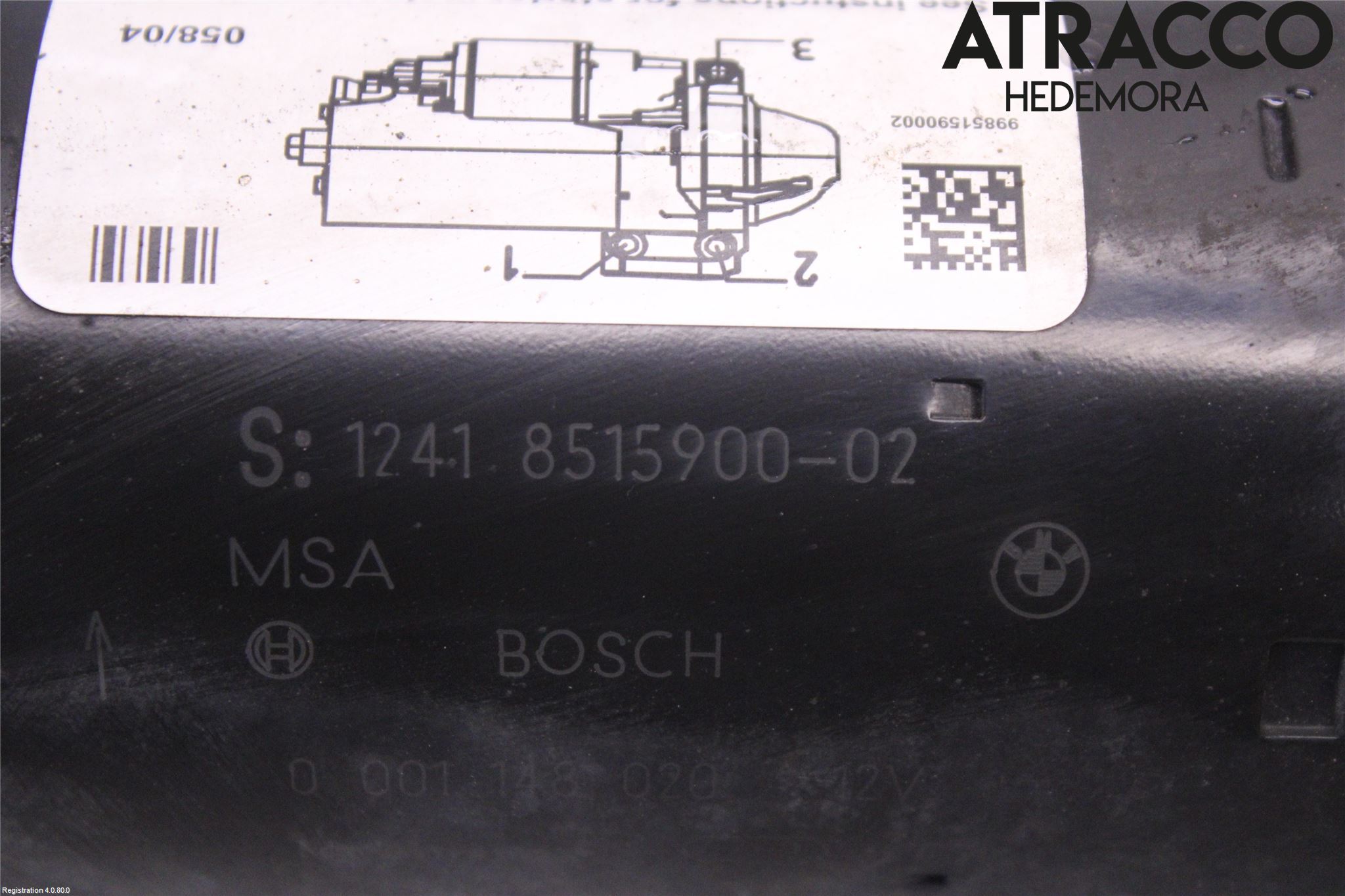 BMW 3 F30/F31/F80 12-19 Startmotor Diesel