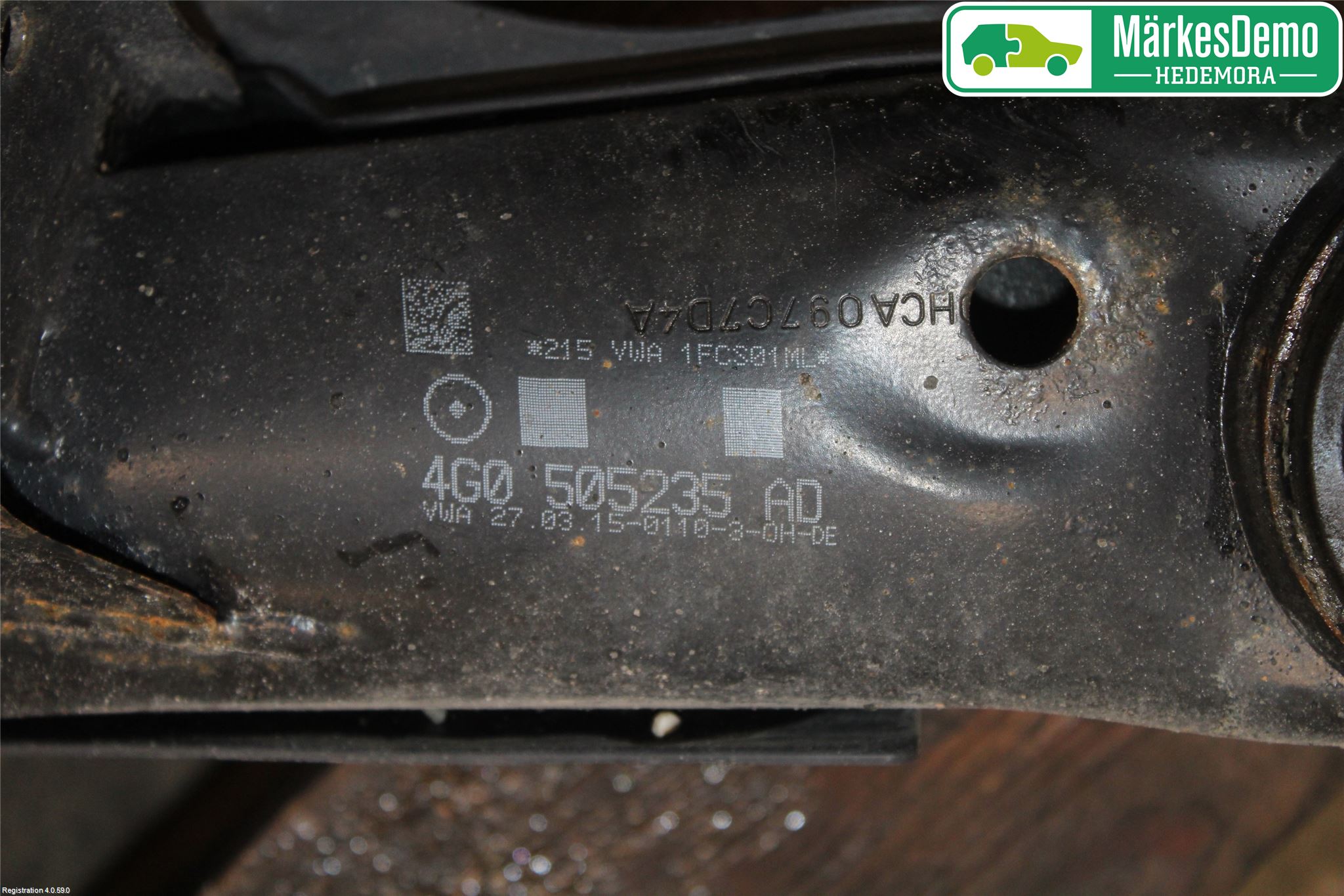 Audi A6/S6 4G 11-18 Bakaksel Feste Travers-Ramme