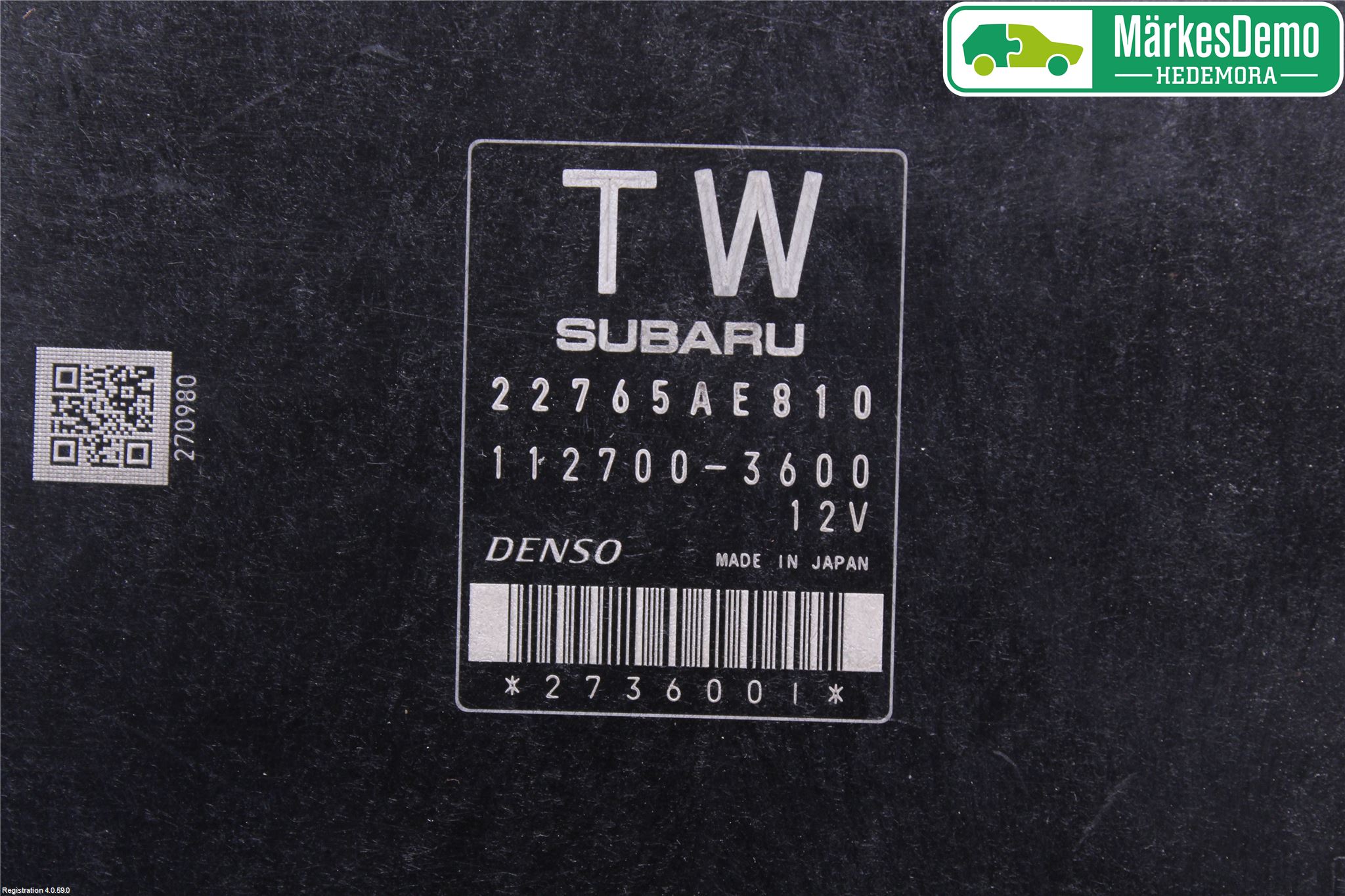Subaru XV 12-17 Styreenhet Øvrig
