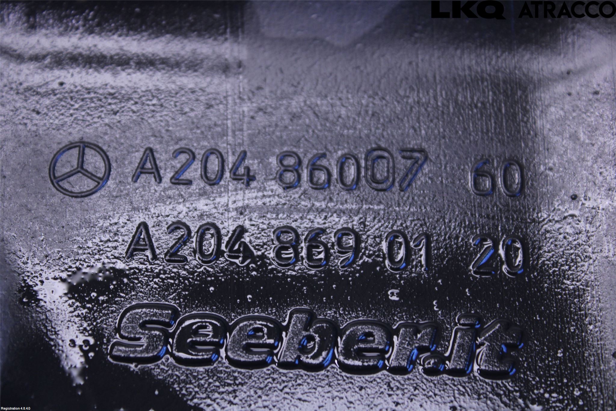 Mercedes-Benz MB C-KLASS (W204) 07-15 Spylerbeholder Frontrute-Lykte
