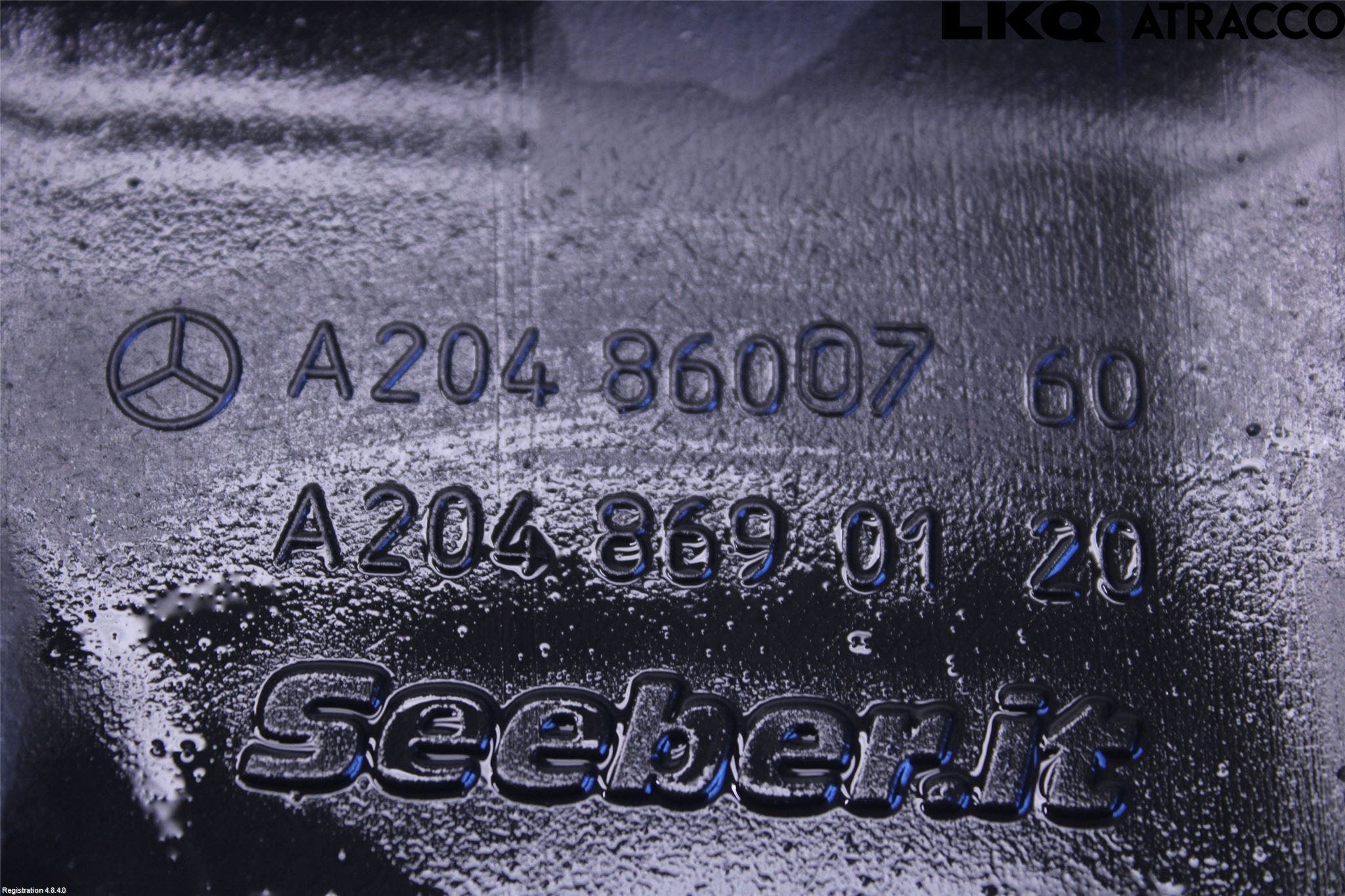 Mercedes-Benz MB C-KLASS (W204) 07-15 Spylerbeholder Frontrute-Lykte
