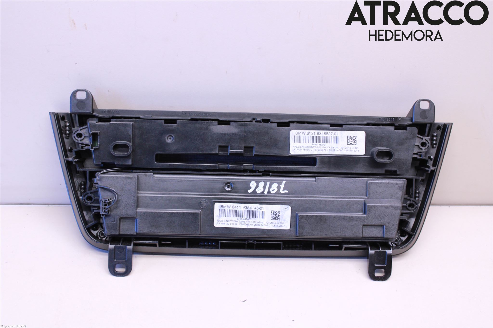 BMW 4 F32/F33/F82/F83 13-20 Varme Ac Betjening-Display