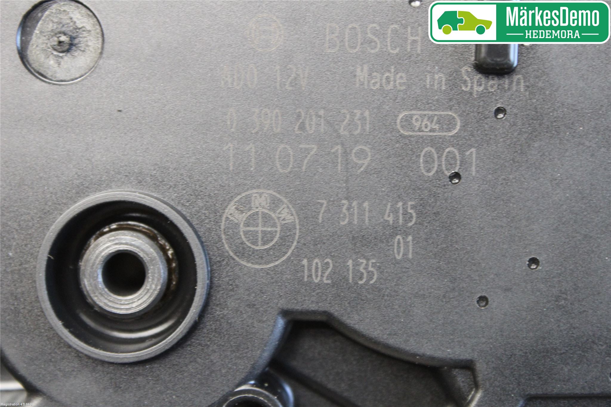 BMW 5 F10/F11/F18 09-17 Viskermotor Bakluke