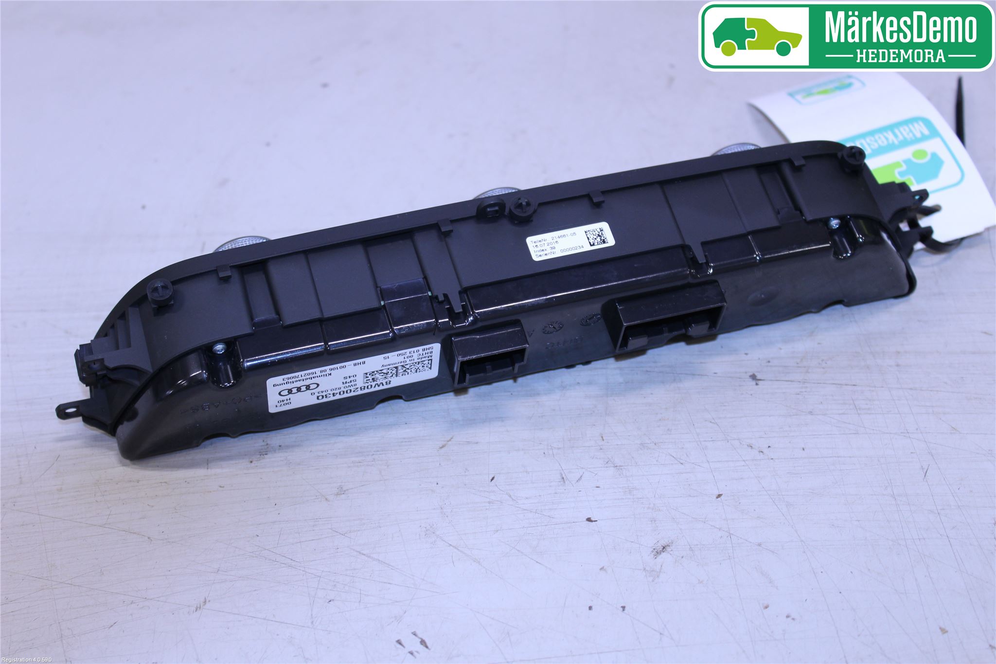 Audi A4/S4 B9 16-19 Varme Ac Betjening-Display